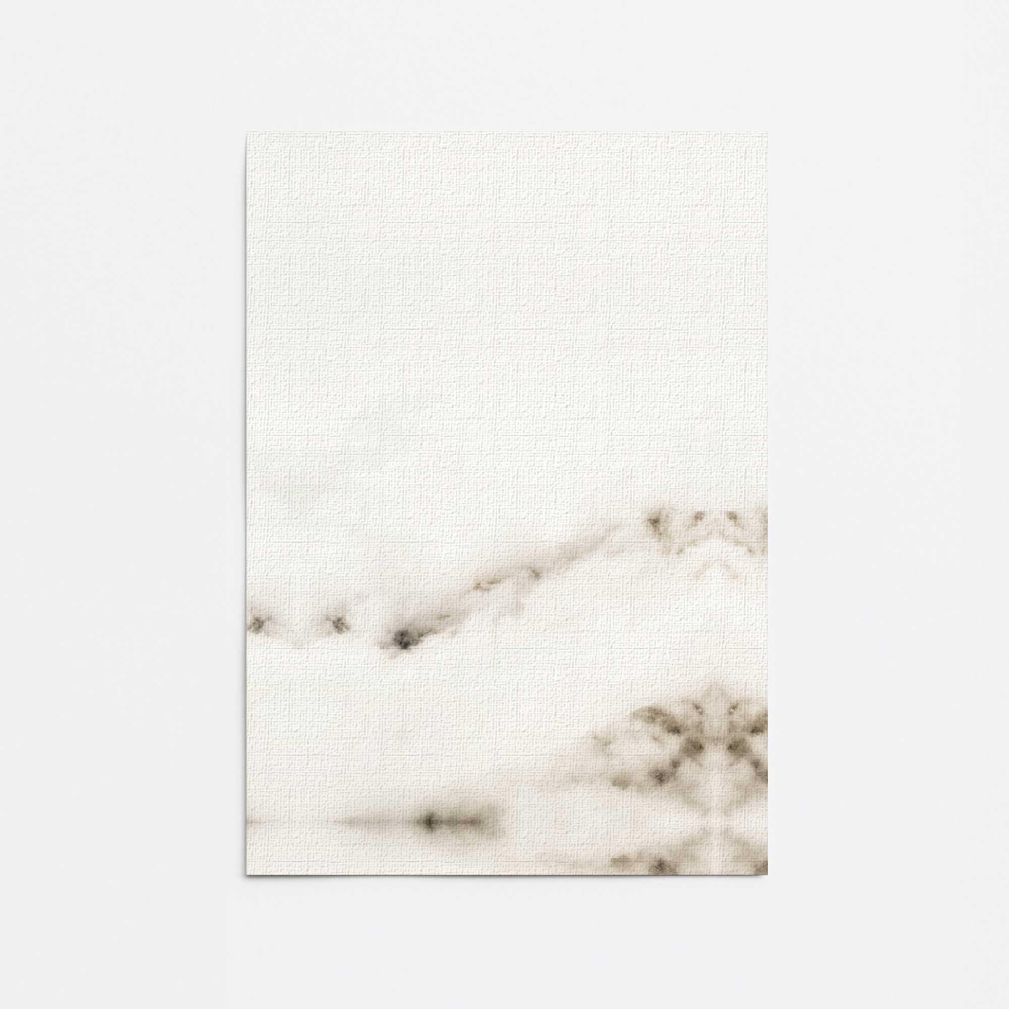 Hazy Horizons Canvas Wall Art Print - Modern Landscape Painting for Living Room, Bedroom & Office Decor