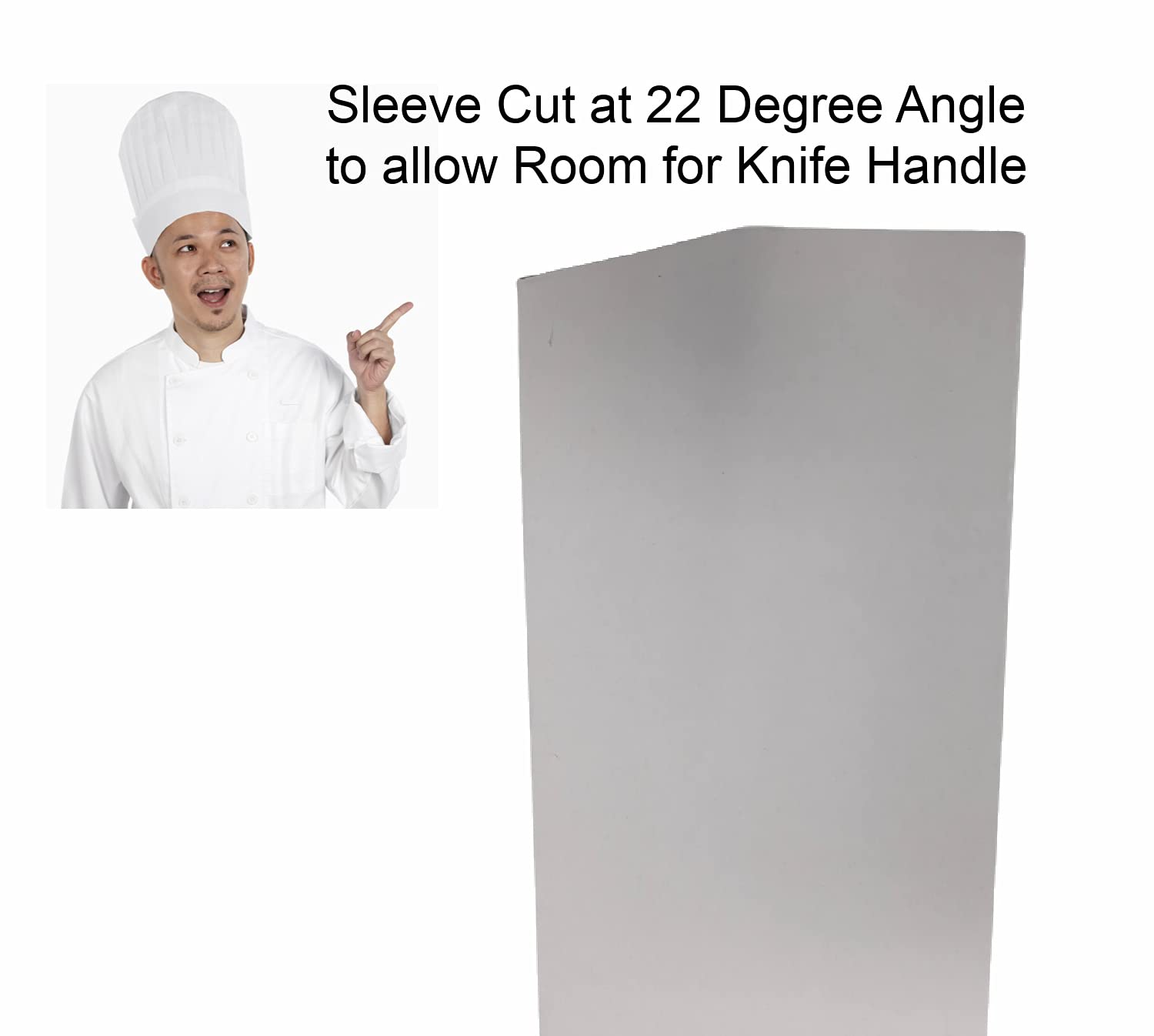 10-Pack Knife Sleeves for 10-Inch Chef Knives | 10