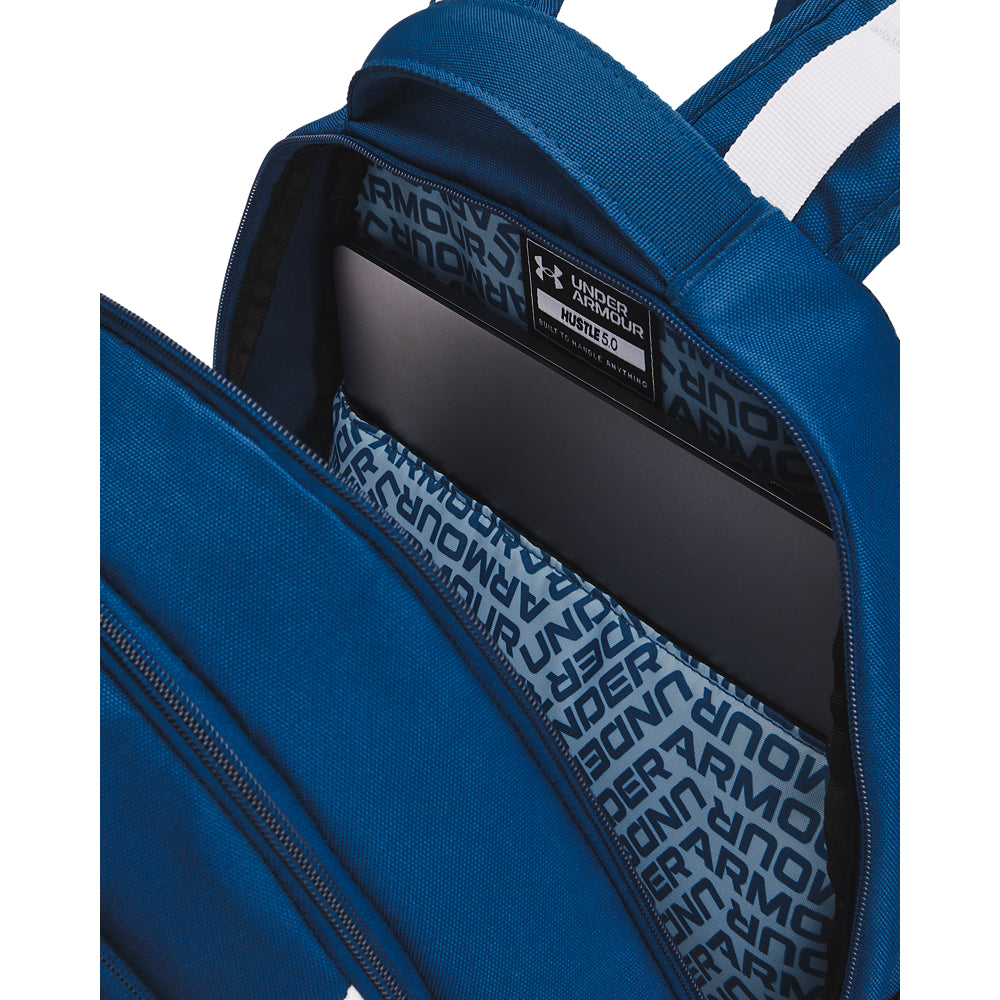 Under Armour Hustle 5.0 Backpack - Durable Water-Resistant Laptop Backpack for Men & Women - Perfect for Gym, Work, School & Travel
