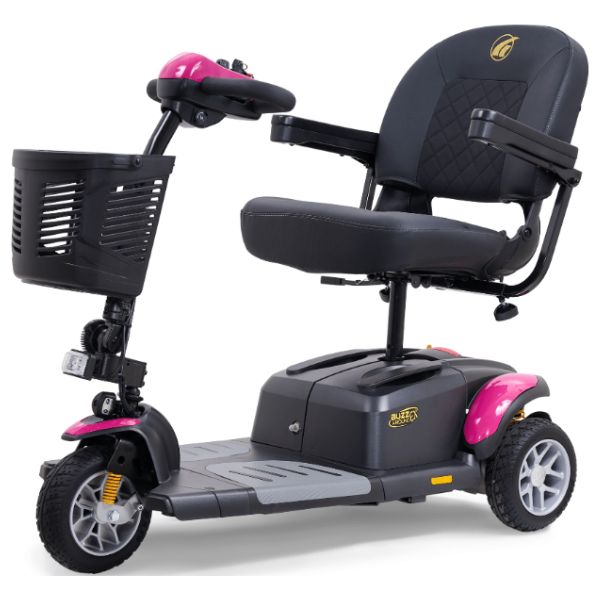 Golden Technologies Buzzaround EX 3-Wheel Mobility Scooter GB118 - Lightweight Electric Scooter for Adults & Seniors - Indoor/Outdoor Use for Shopping, Travel & Daily Mobility