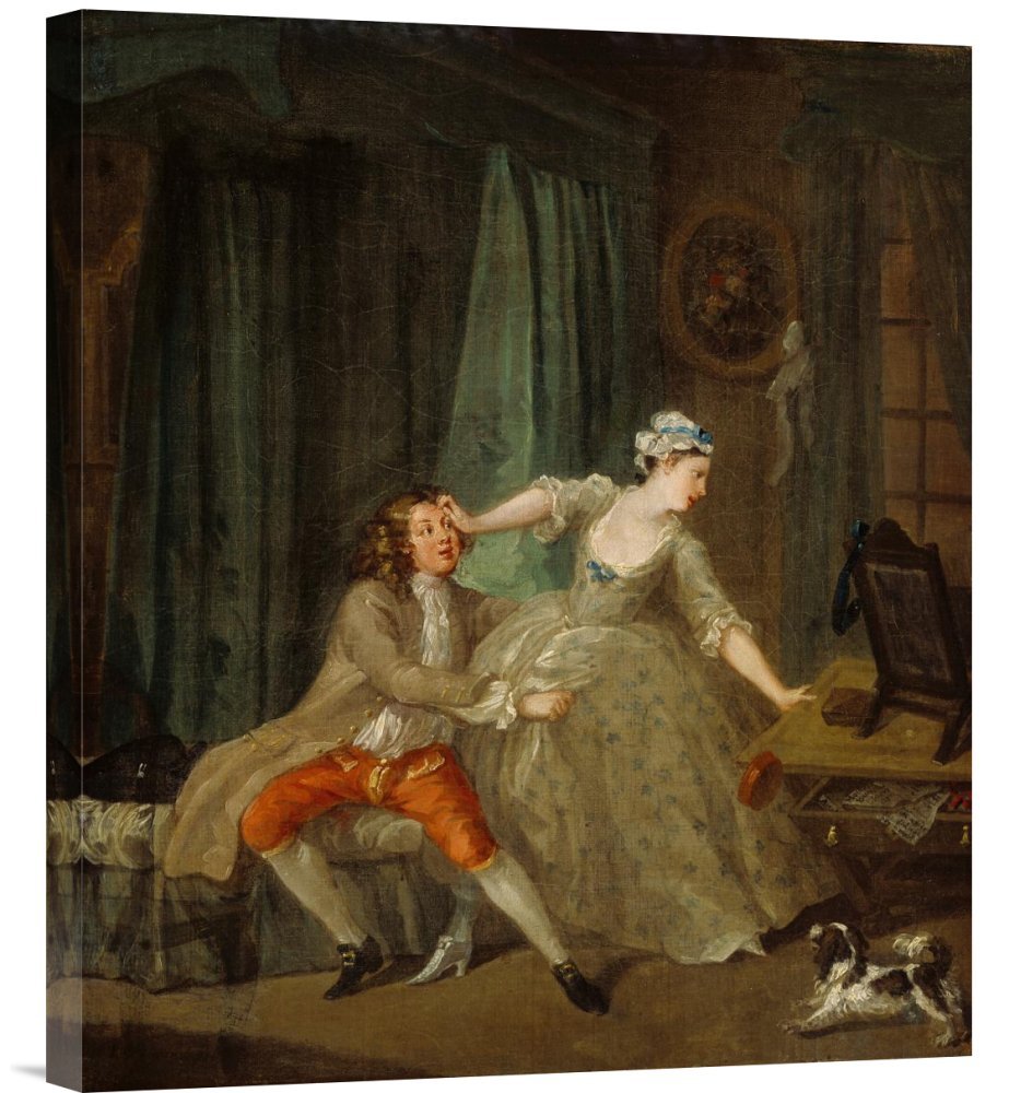 William Hogarth Before Gallery Wrap Giclee Canvas Wall Art Print - Premium Budget Wall Decor for Living Room, Bedroom & Office - Ready to Hang Framed Painting