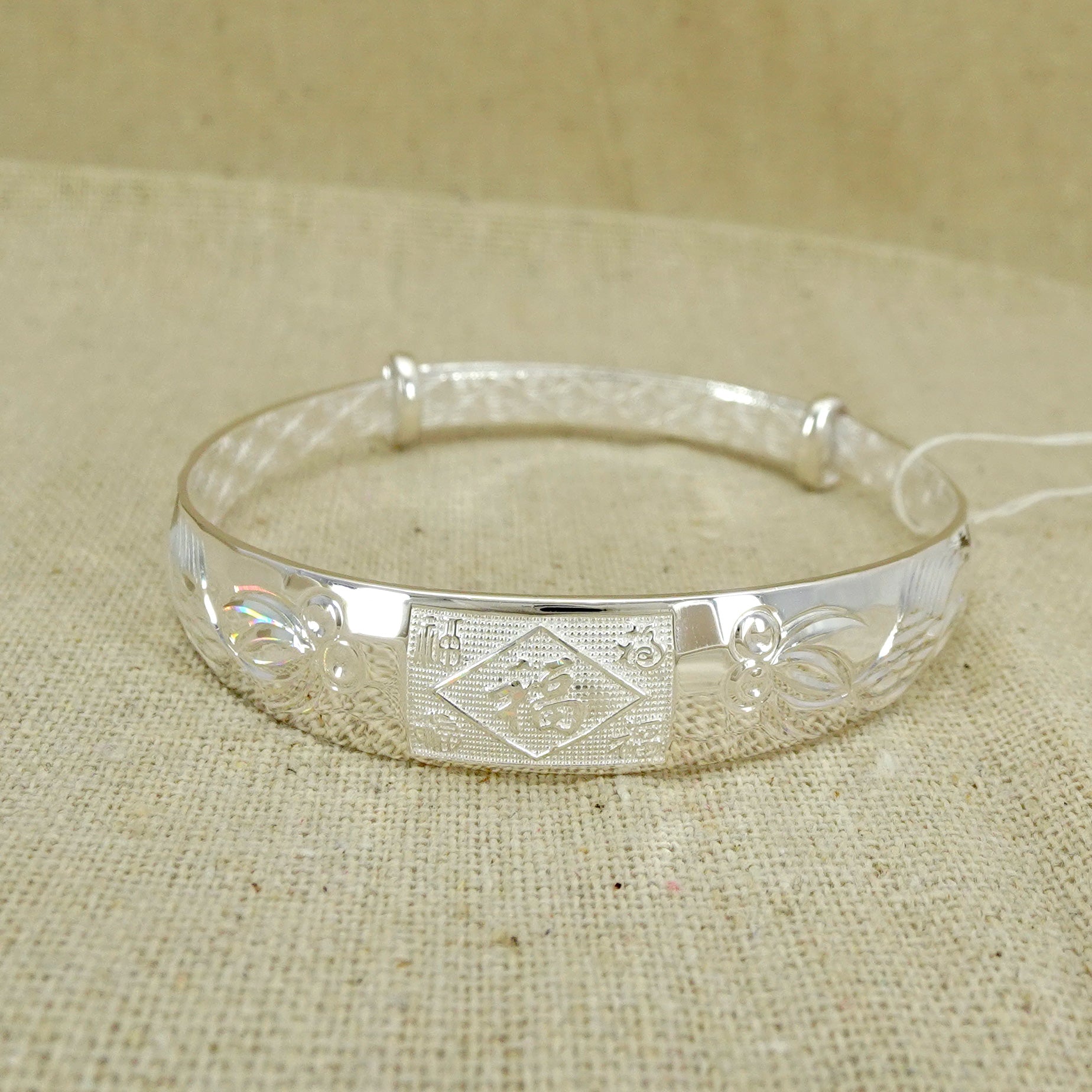 Sterling Silver Bangle Bracelet for Women - Elegant & Dainty Jewelry for Everyday Wear, Gifts & Special Occasions