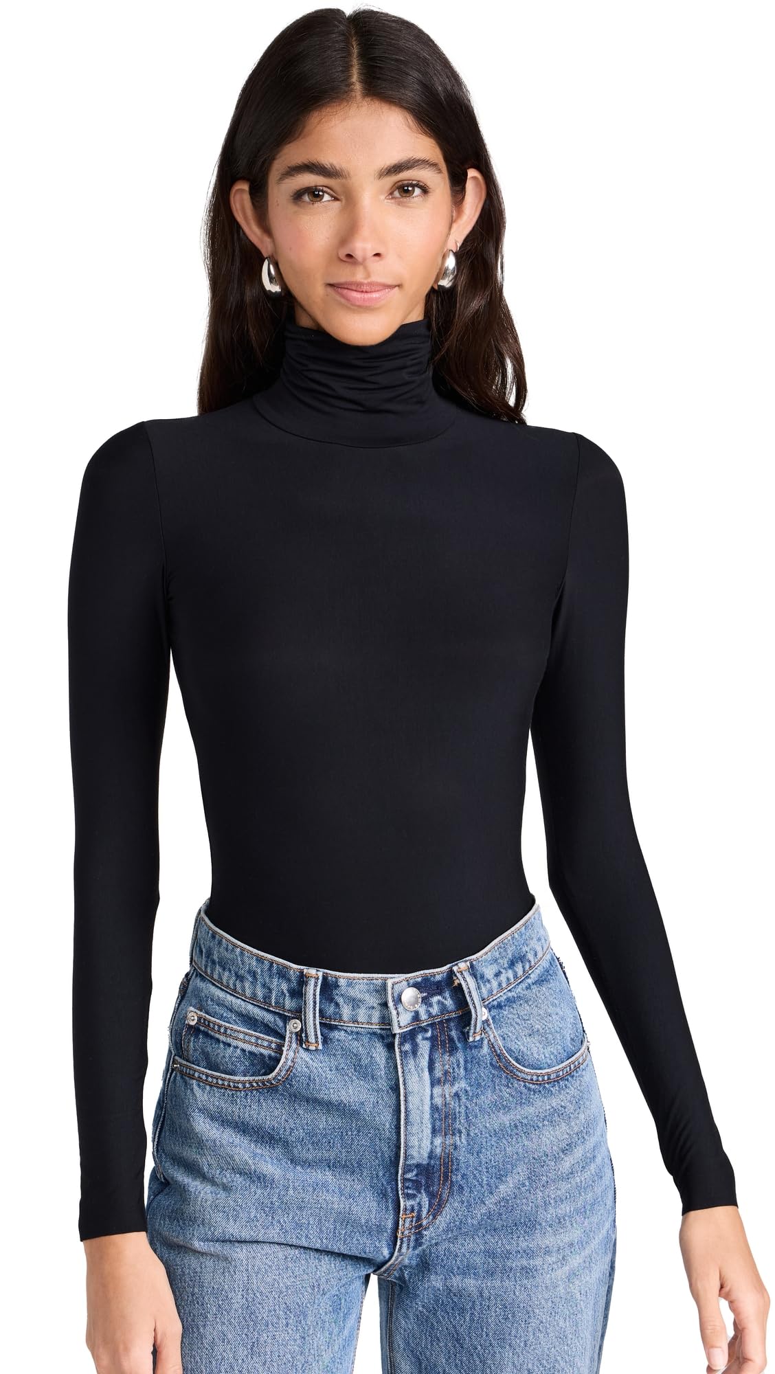 Commando Butter Turtleneck Bodysuit BDS103 - Soft Stretch Women's Seamless Underwear for Layering & Everyday Comfort