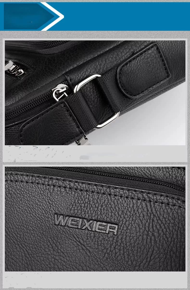 Men's Genuine Leather Crossbody Bag - Stylish Messenger Handbag for Business & Travel - Perfect for Work, Commuting & Summer Outings