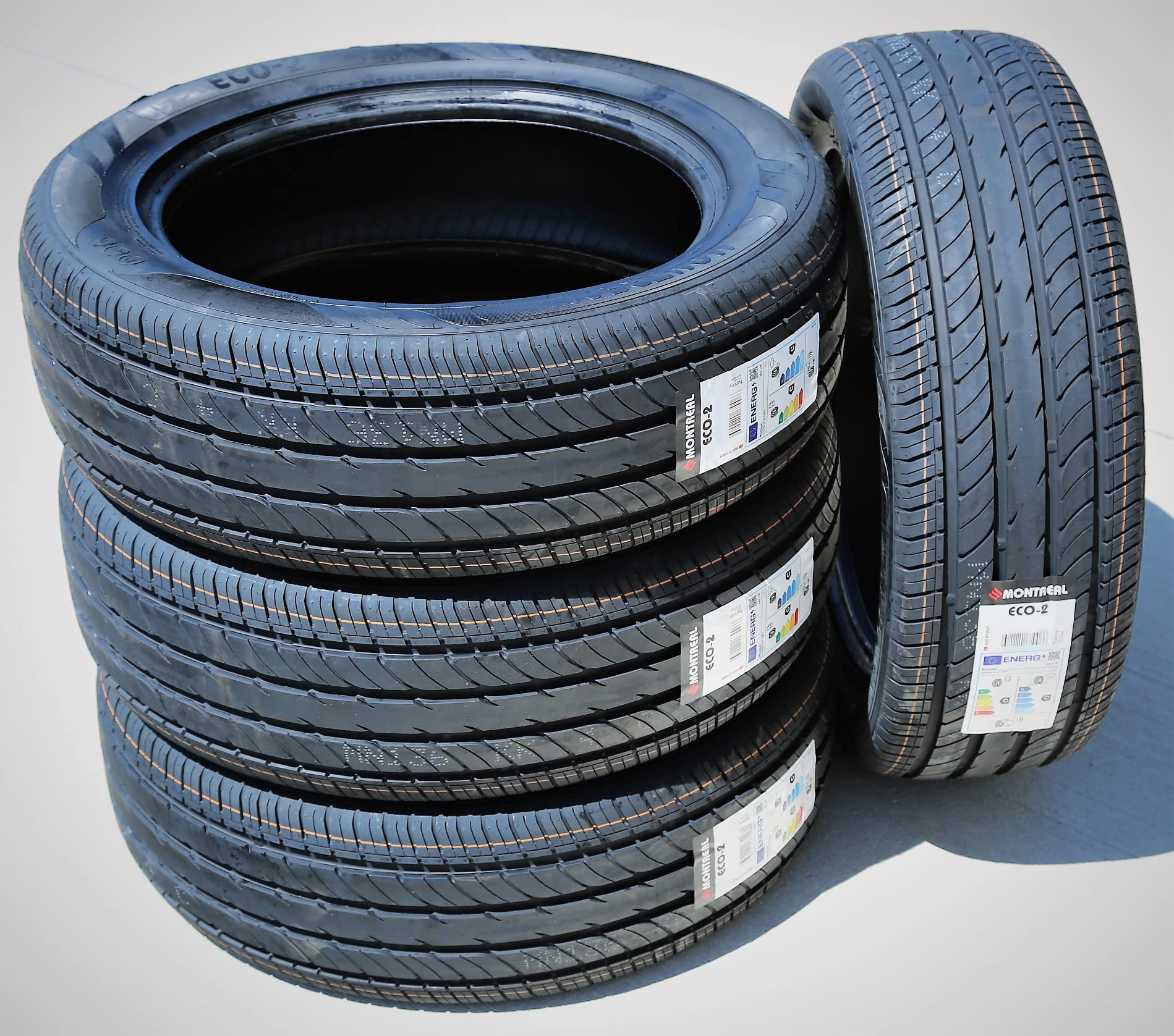 Eco-2 Performance 195/55R15 89V XL Passenger Tire - High Mileage All-Season Radial Car Tires for Sedans & Compact Cars - Perfect for Daily Commuting & Highway Driving