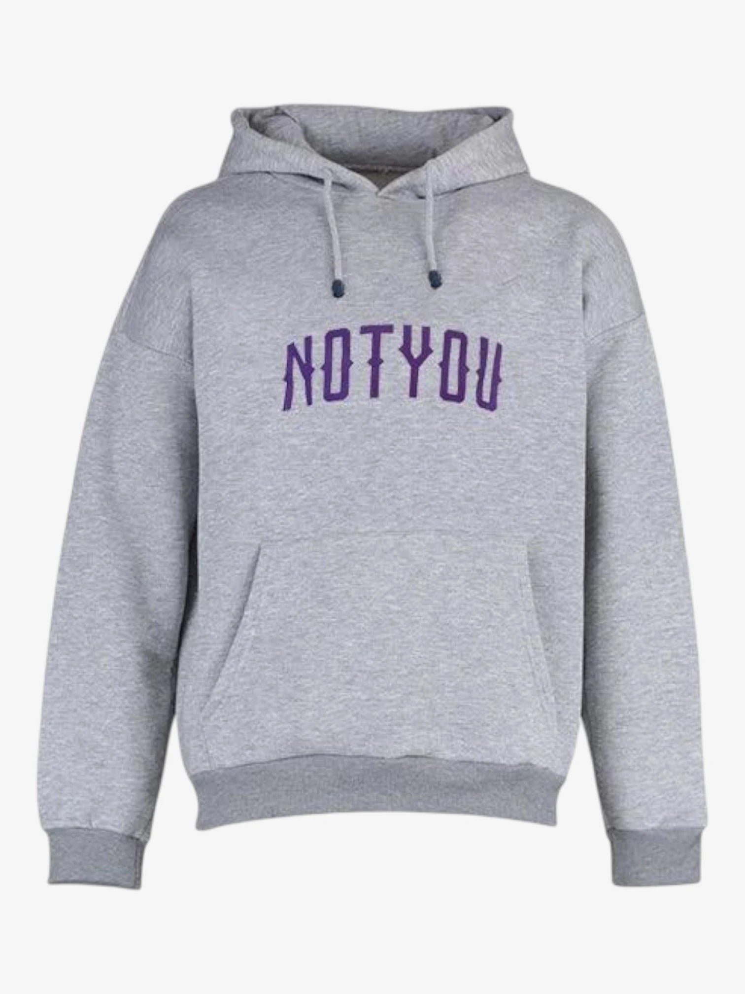 Notyou Lakers Grey Hoodie - Men's NBA Basketball Sweatshirt for Fans & Streetwear | Perfect for Game Day & Casual Outfits