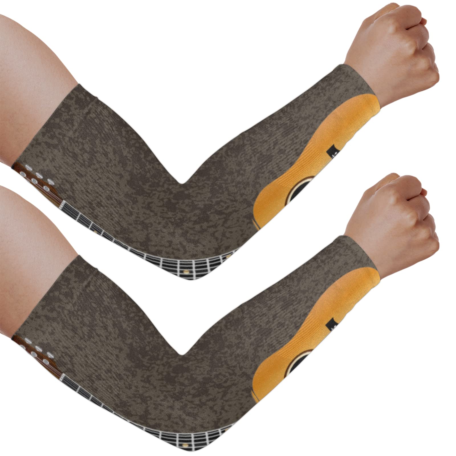 Men's & Women's UV Protection Arm Sleeves - Breathable Sun Sleeve Covers for Guitar Playing, Sports, Outdoor Activities & Sun Safety