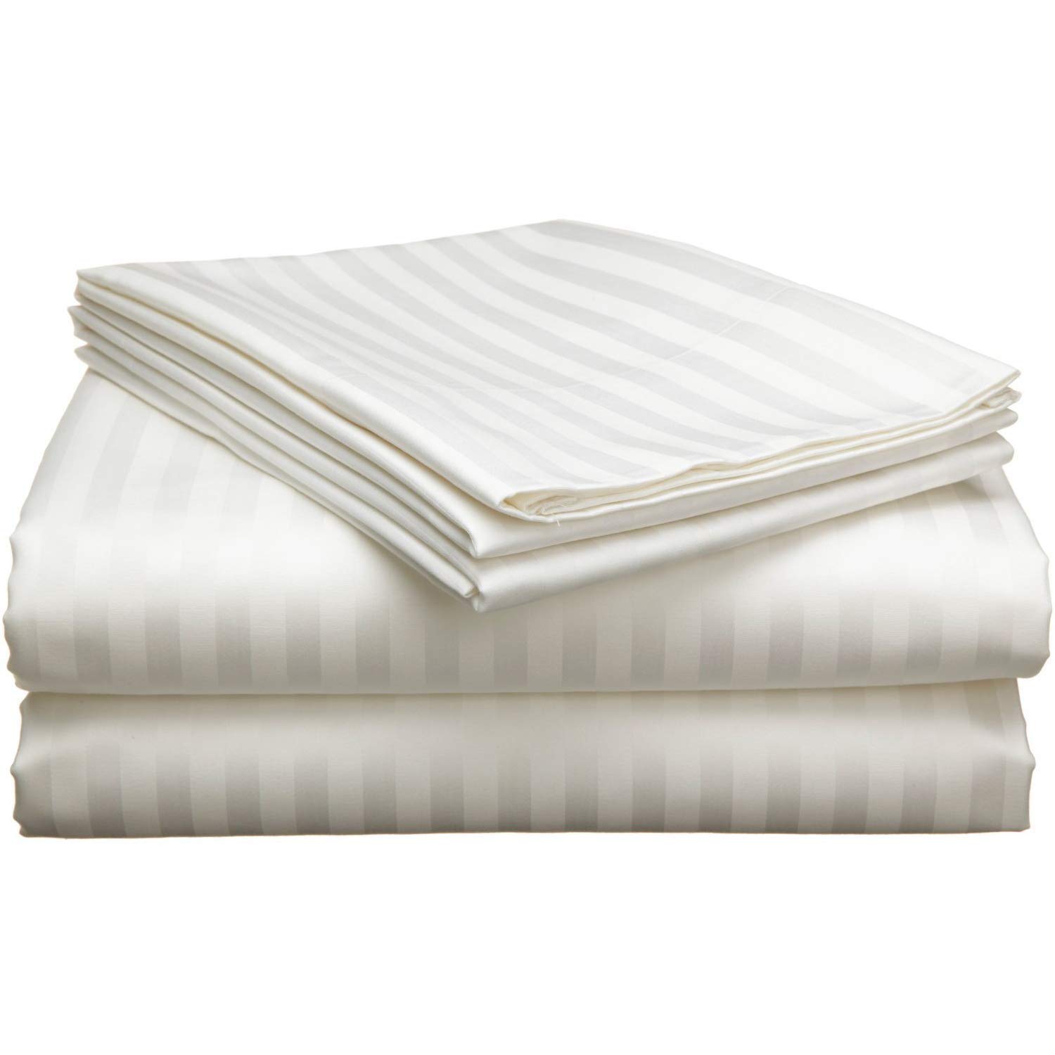Premium 800 TC Cotton Split Top Queen Sheet Set - 1 Fitted & Flat Sheet + 2 Pillowcases for Comfortable Sleep