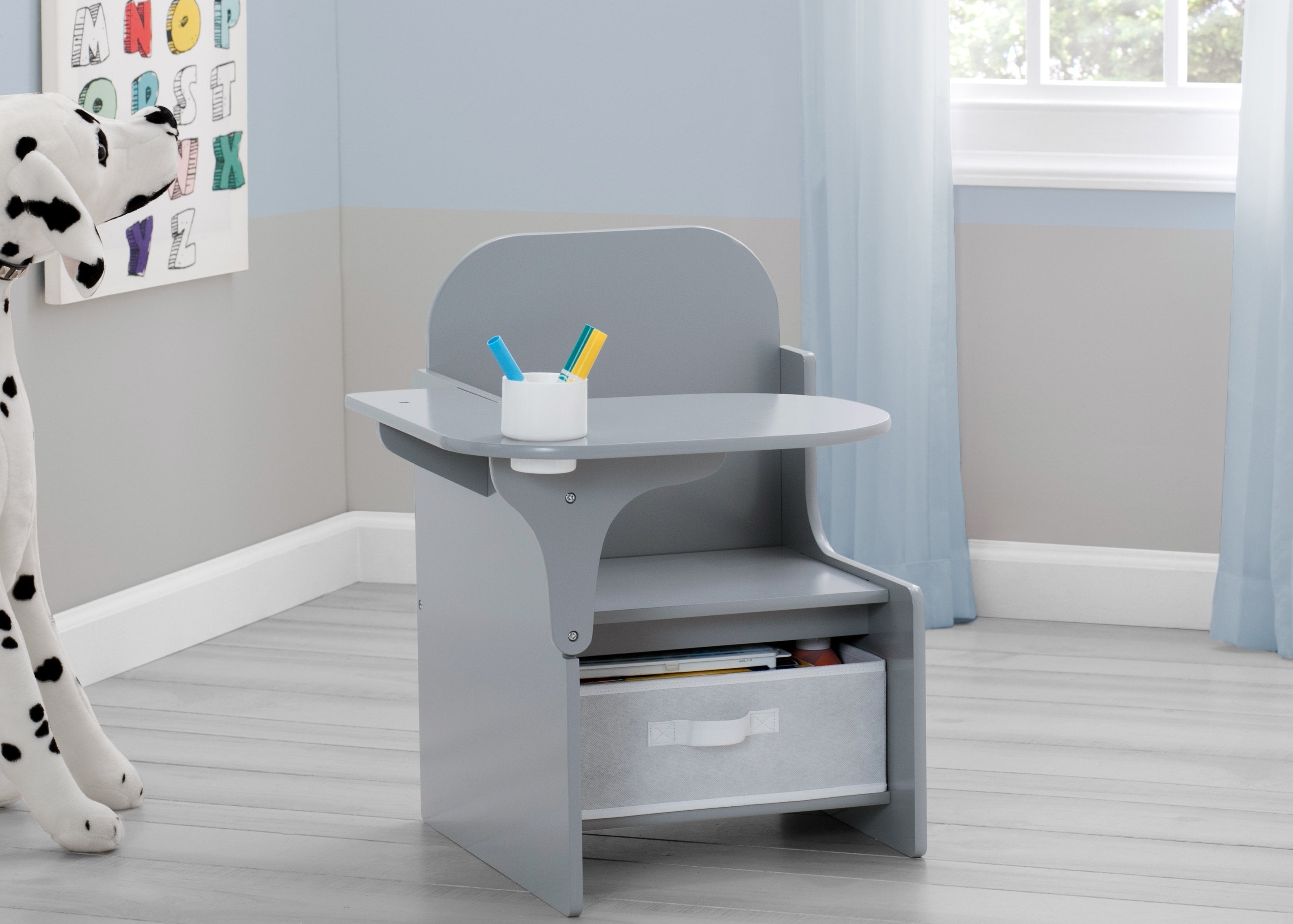 Adjustable MySize Chair Desk for Kids & Adults - Ergonomic Study & Workstation for Home, Office & School - Perfect for Remote Learning & Workspace Setup