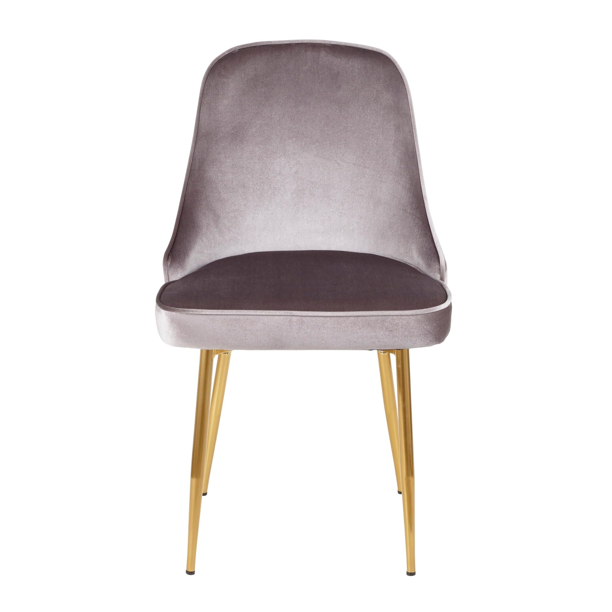 LumiSource Marcel Upholstered Dining Chairs Set of 2 - Modern Kitchen Chairs for Dining Table, Comfortable Contemporary Seating for Home, Restaurant & Office Use