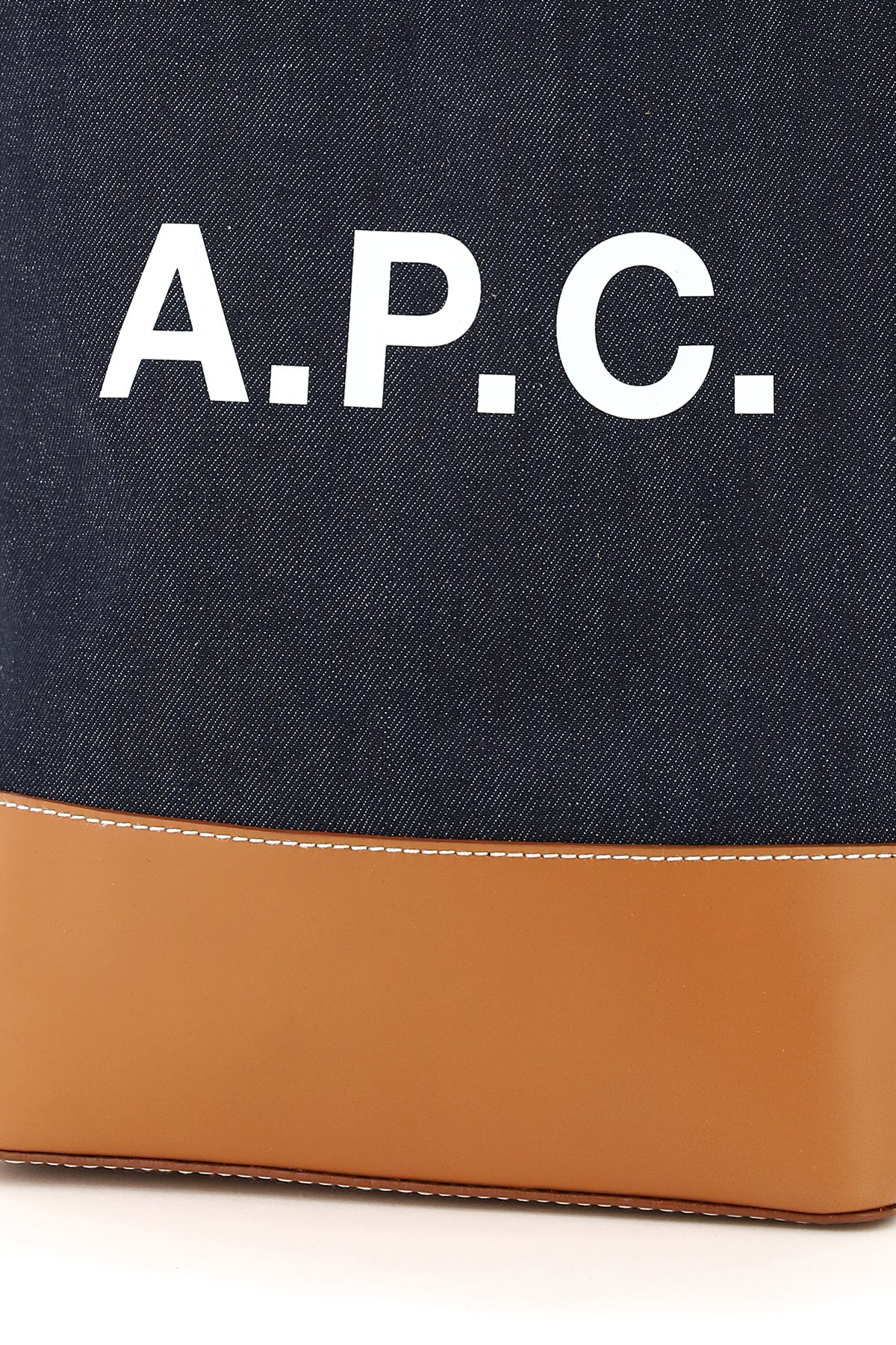 A.P.C. Axel Small Denim Tote Bag for Women - Stylish & Durable Crossbody Shoulder Bag for Work, Travel & Everyday Use