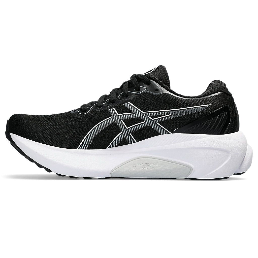 Asics Women's Gel Kayano 30 Running Shoes - Black Sheet Rock | Stability & Cushion for Long Distance Running | Perfect for Marathon Training & Road Running
