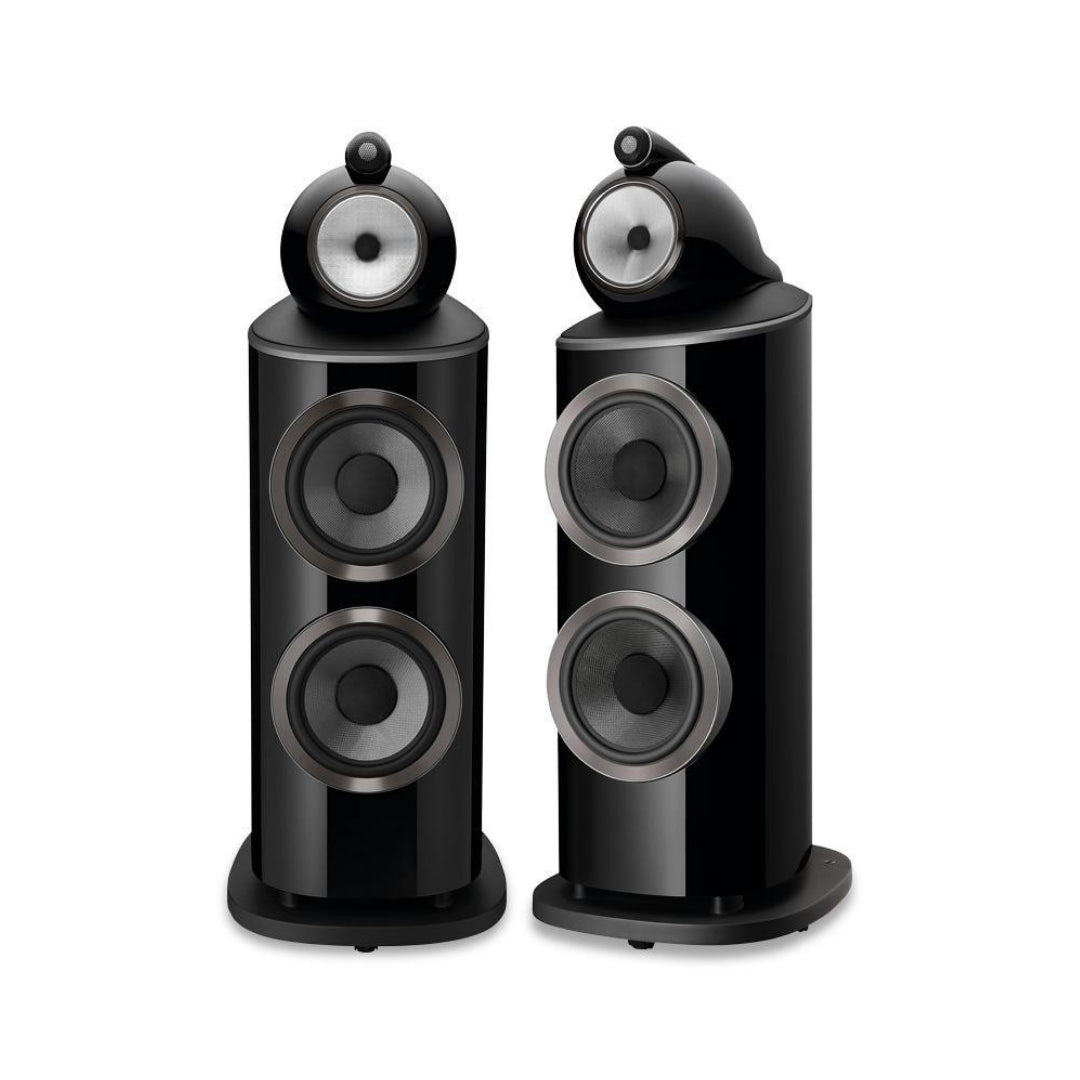 Bowers & Wilkins 801 D4 Premium Floorstanding Speakers (Pair) - High-End Audio for Home Theater & Music Listening