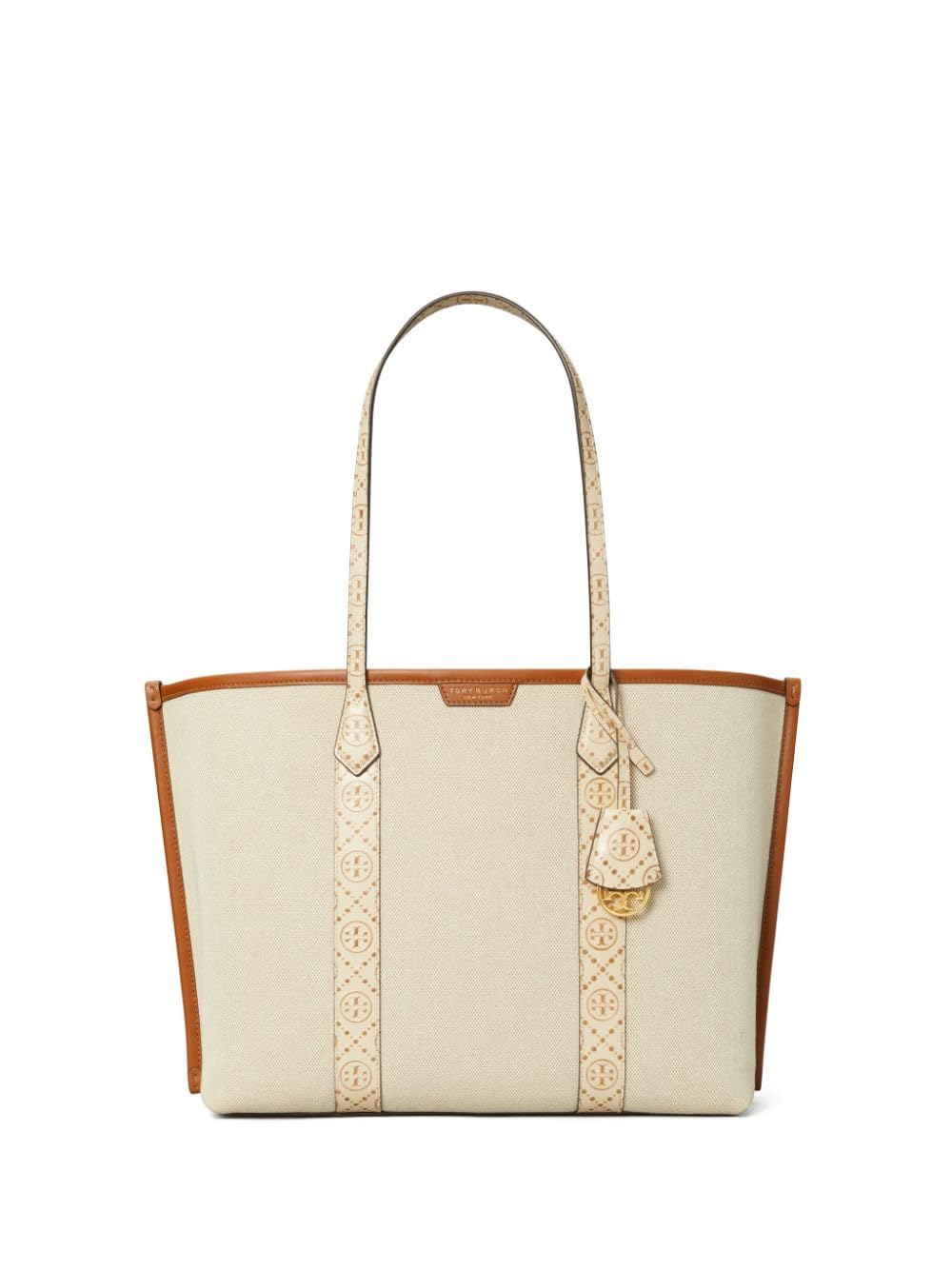 Tory Burch Perry Triple Compartment Tote for Women - Stylish Leather Handbag with Spacious Storage, Perfect for Work, Travel & Everyday Use
