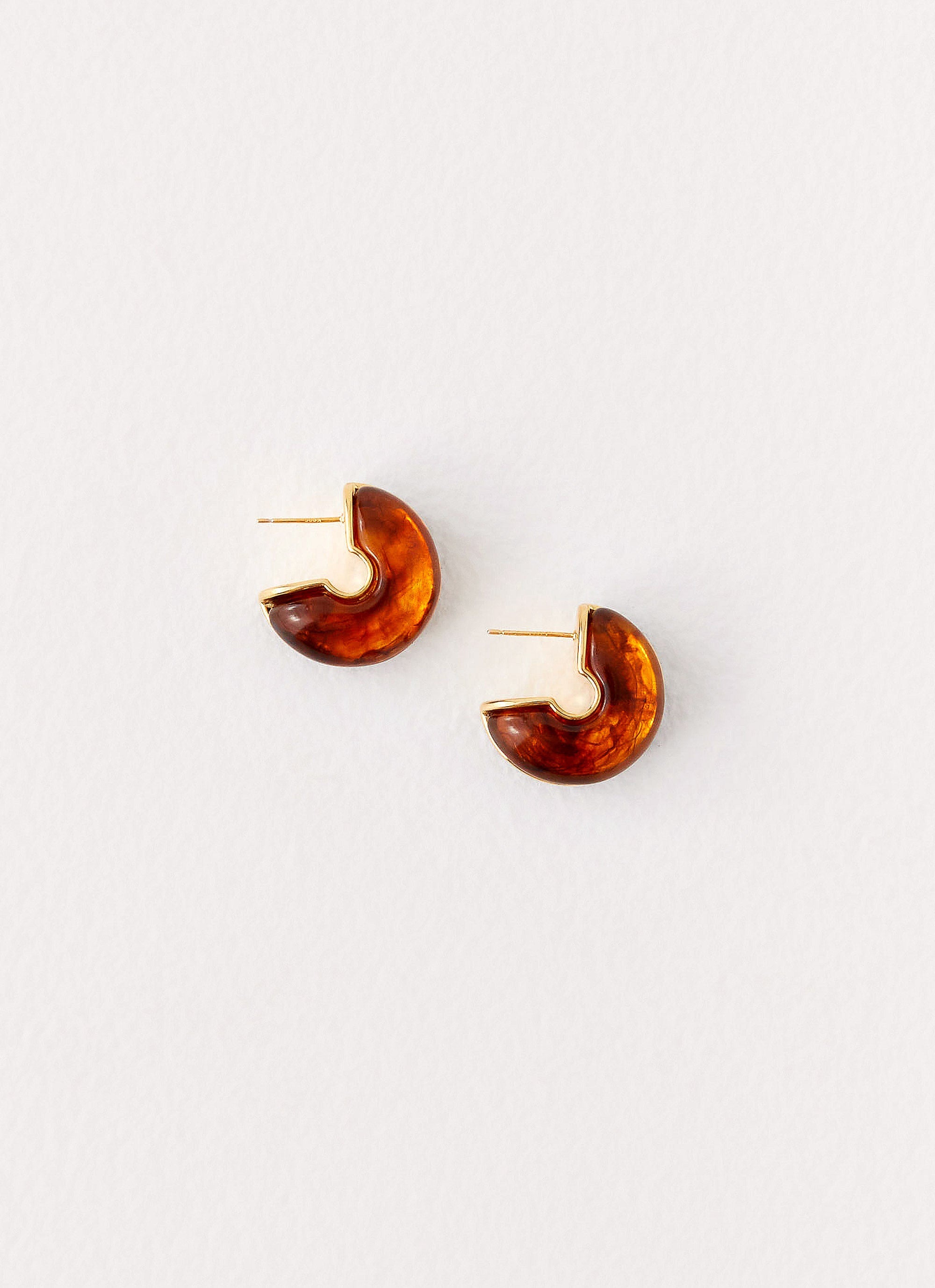 Hugo Brown Earrings for Women - Stylish Boho Dangle Earrings for Casual Wear & Party Outfits