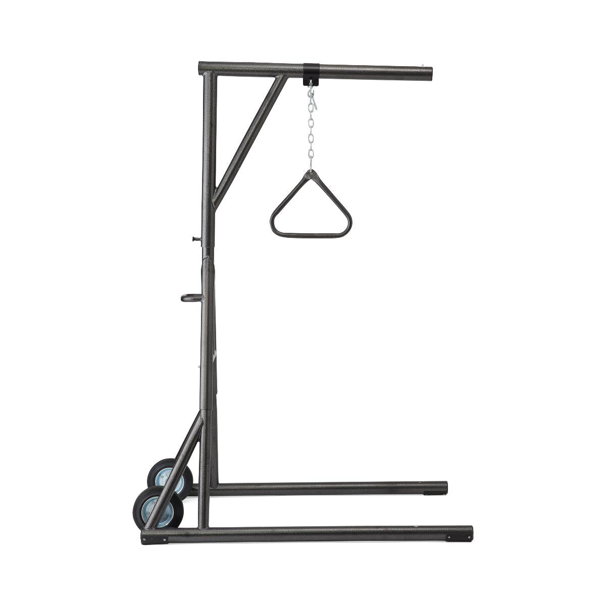 Freestanding Bariatric Trapeze with Wheels - Heavy Duty Patient Mobility Aid for Home & Hospital Use