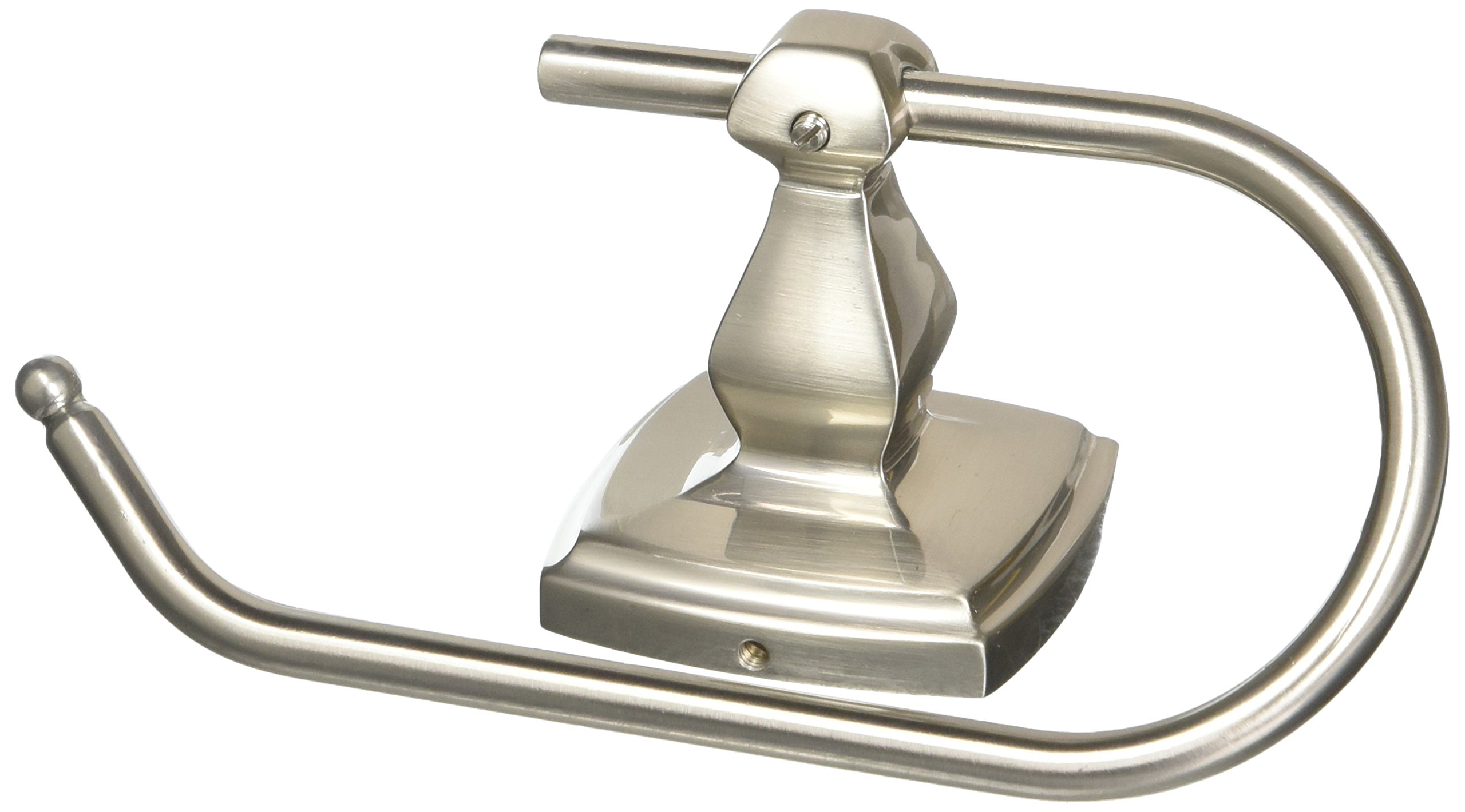 Delaney Hardware 588108 Euro Paper Holder 800, Satin Nickel Finish - Elegant Bathroom & Office Tissue Dispenser for Modern Spaces