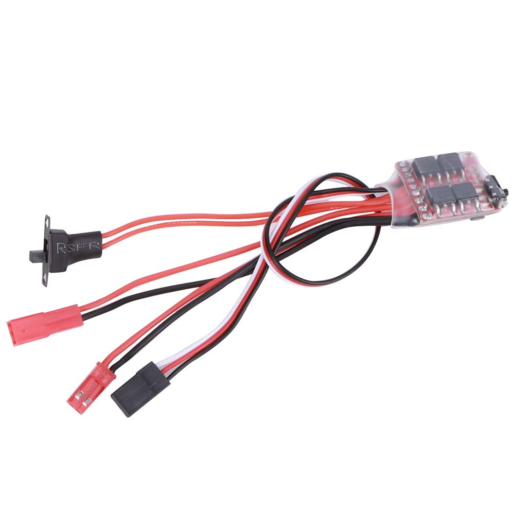 LZKW ESC - Reliable Electronic Speed Controller for RC Cars & Boats - Switchable ESC for Hobbyists - Perfect for Racing, Drifting & Water Sports