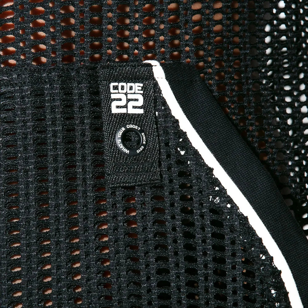 Code 22 Crochet Hoodie 9626 - Black Handmade Knit Sweater for Women | Boho Chic Fashion, Casual Wear & Cozy Loungewear