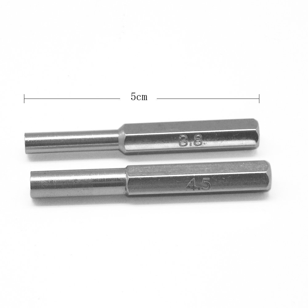 3.8mm & 4.5mm Steel Security Screwdriver Set for NES SNES N64 Game Cartridges - Nintendo 64 Console Repair Tool Kit - Perfect for Retro Gaming Maintenance & System Restoration