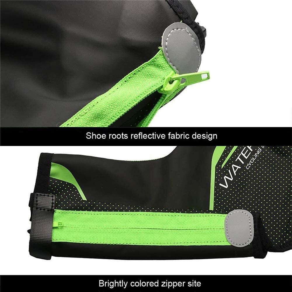 Waterproof Thermal Cycling Shoe Covers for Men & Women - Windproof Winter Bike Overshoes with Reflective Strips for Road & MTB Bicycles | Perfect for Cold Weather Commuting, Training, and Outdoor Cycling Adventures