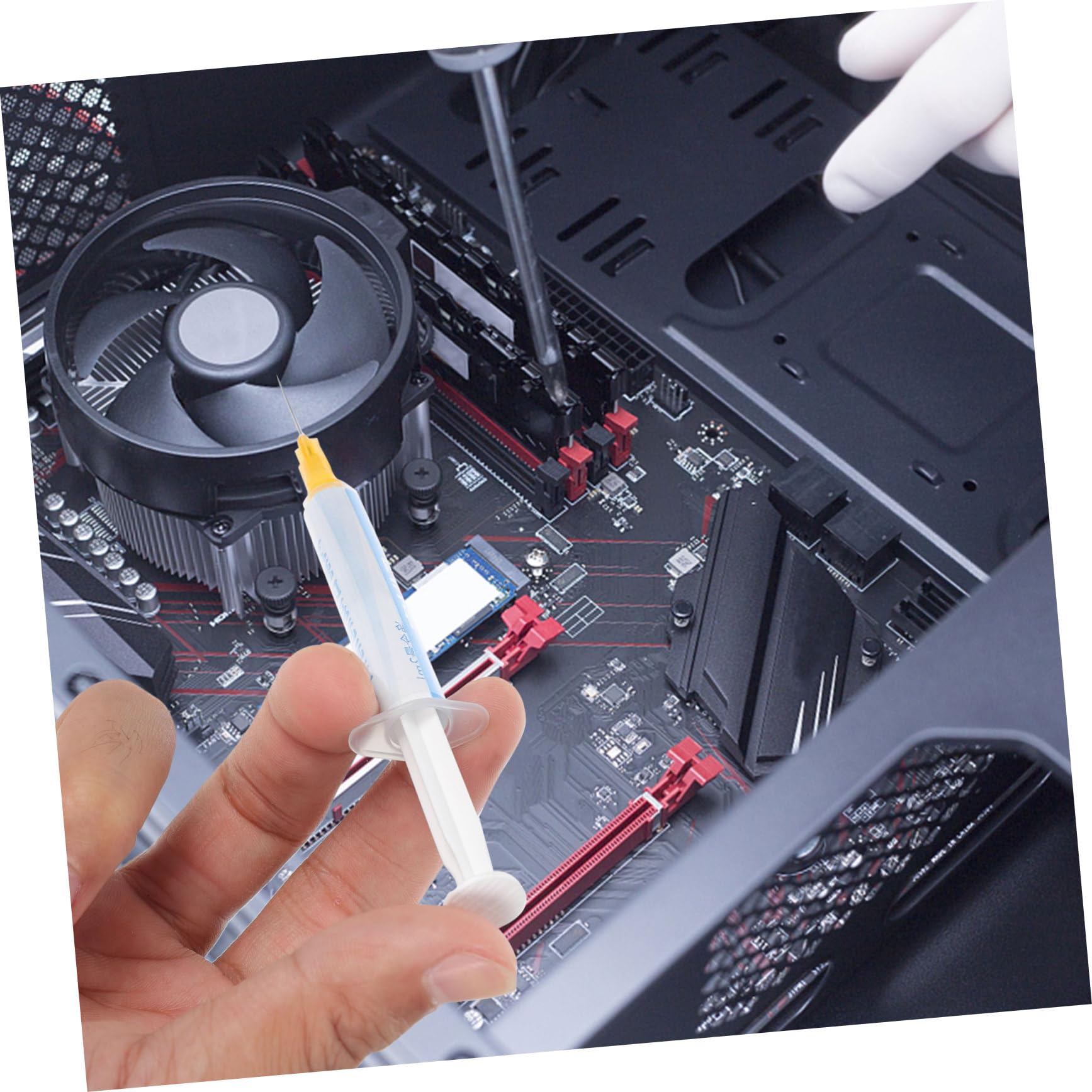 VILLFUL 2-Pack High-Performance Cooling Fan Grease - Premium Lubricant for Computer Fans, Air Coolers & Floor Fans - Extends Bearing Life - Ideal for PC Maintenance, Home Appliances & Office Electronics