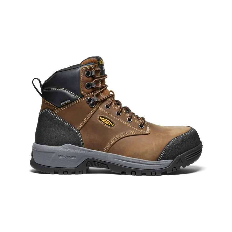 Men's CSA Approved Evanston 6 Waterproof Work Boots - Steel Toe Safety Shoes for Construction & Outdoor Work