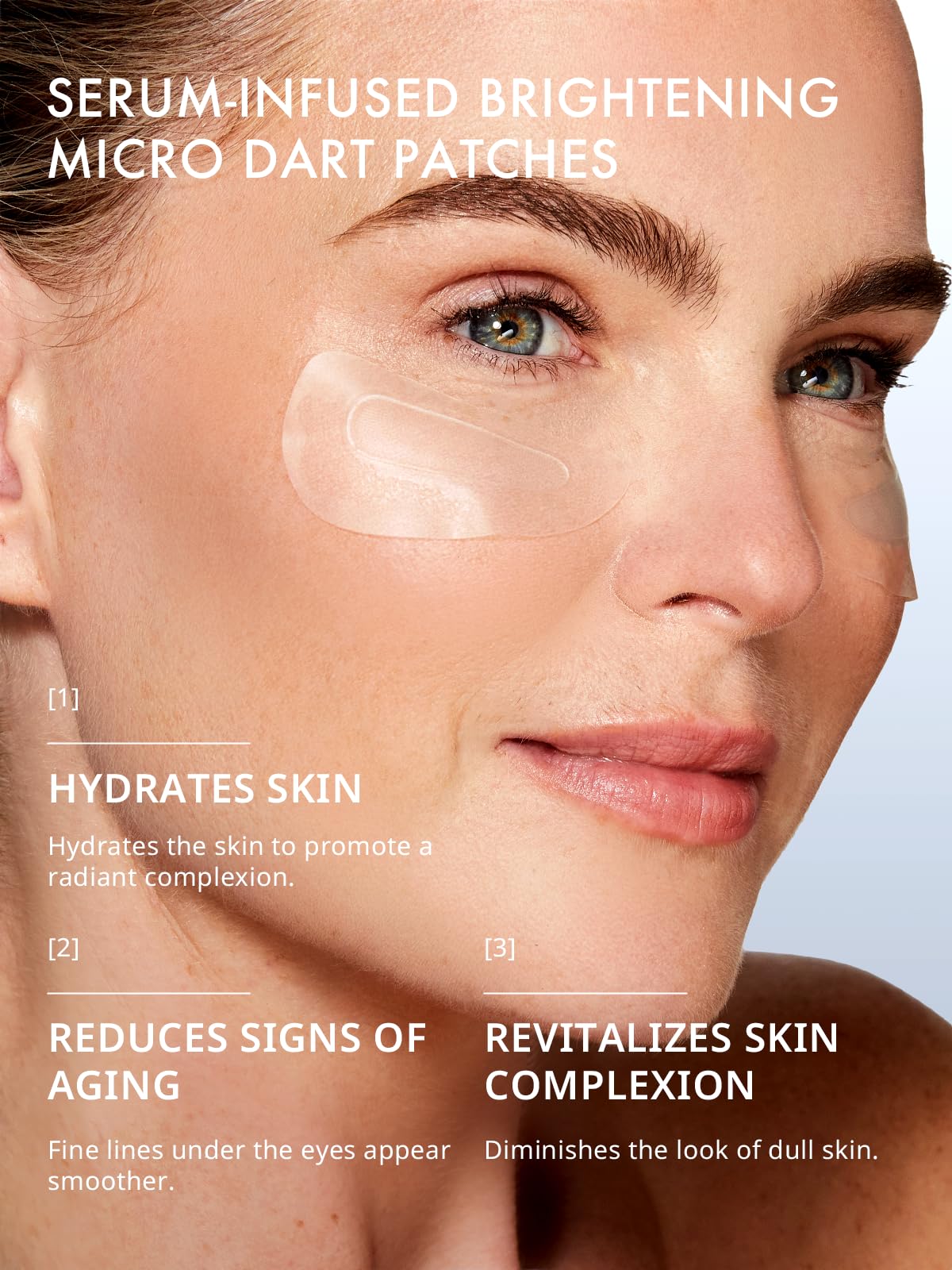 Depology Deepcare+ Serum-Infused Micro Dart Under Eye Patches - 12 Pairs | Dark Circle & Puffiness Treatment | Hydrating Eye Care for Wrinkles & Fine Lines | Perfect for Night Routine & Travel Skincare