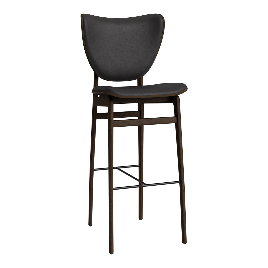Stylish Upholstered Elephant Bar Stool - Comfortable Counter Height Chair for Kitchen Island, Breakfast Nook & Home Bar Decor