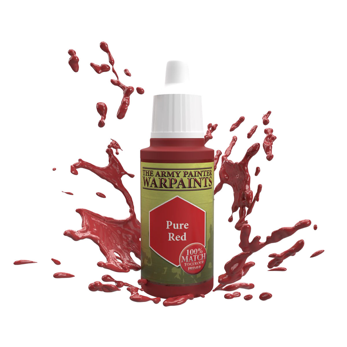 Warpaints: Pure Red - High-Quality Vegan Face & Body Paint for Cosplay, Halloween & Theater Makeup | Safe, Long-Lasting & Vibrant Color