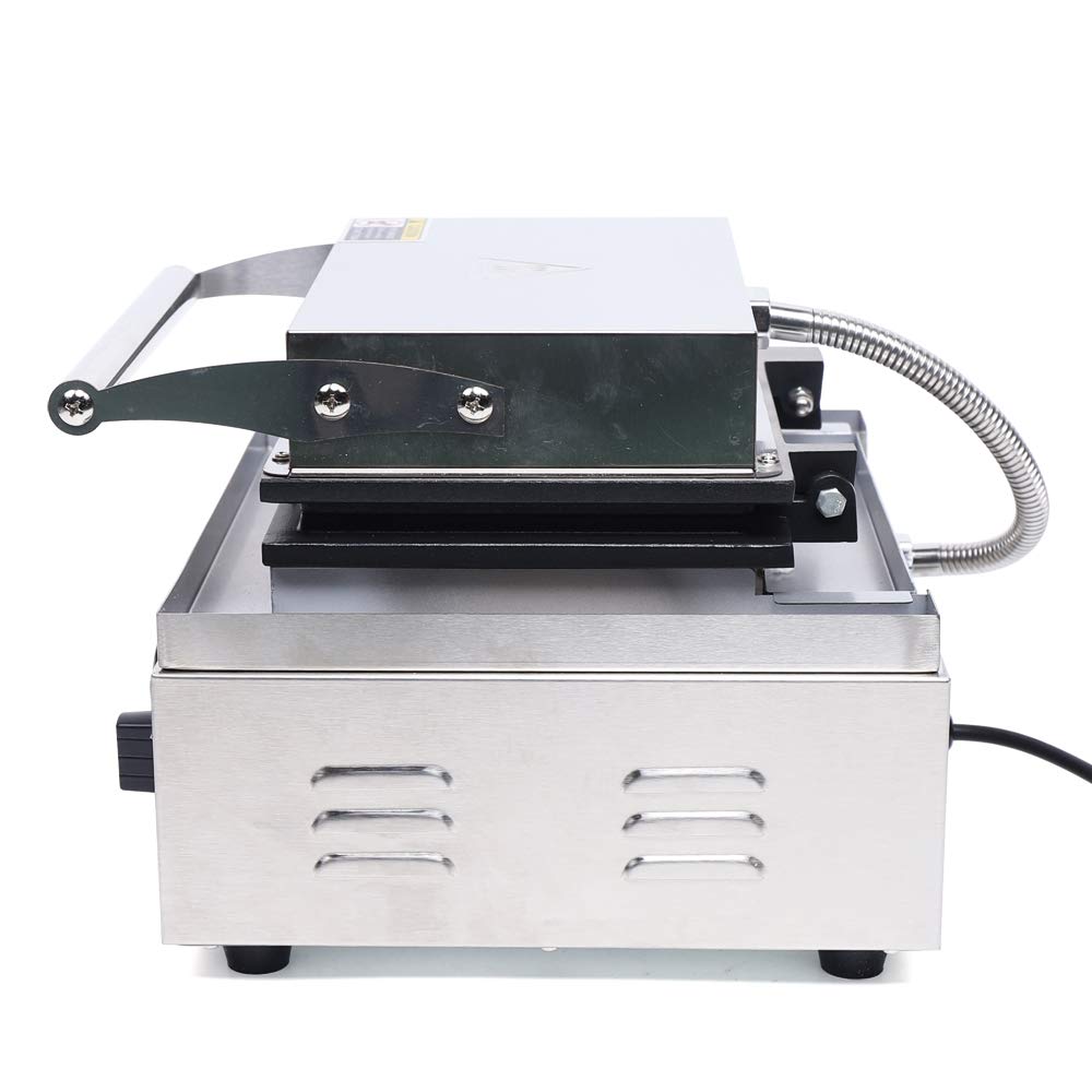 Commercial Corn Dog Waffle Maker Machine - 5Pcs Non-Stick Electric Hot Dog & Waffle Maker with Timer & Precise Temp Control (1500W) - Perfect for Restaurants, Food Trucks, and Home Breakfast Cooking