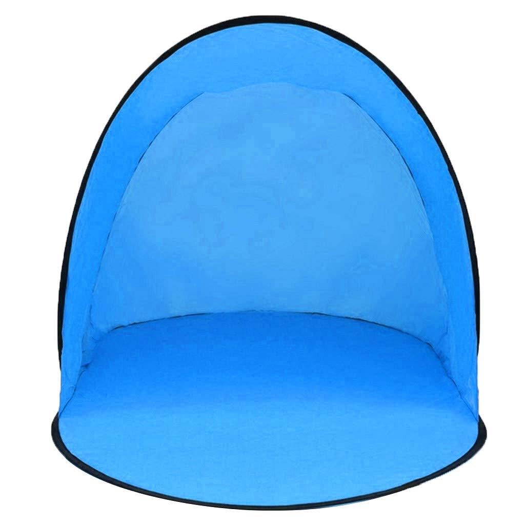 1-2 Person Pop Up Sunshade Tent - Portable & Foldable Beach Sun Shelter with Easy Setup - Lightweight Canopy for Outdoor Activities (Blue) | Perfect for Beach, Camping, Picnics & Backyard Relaxation