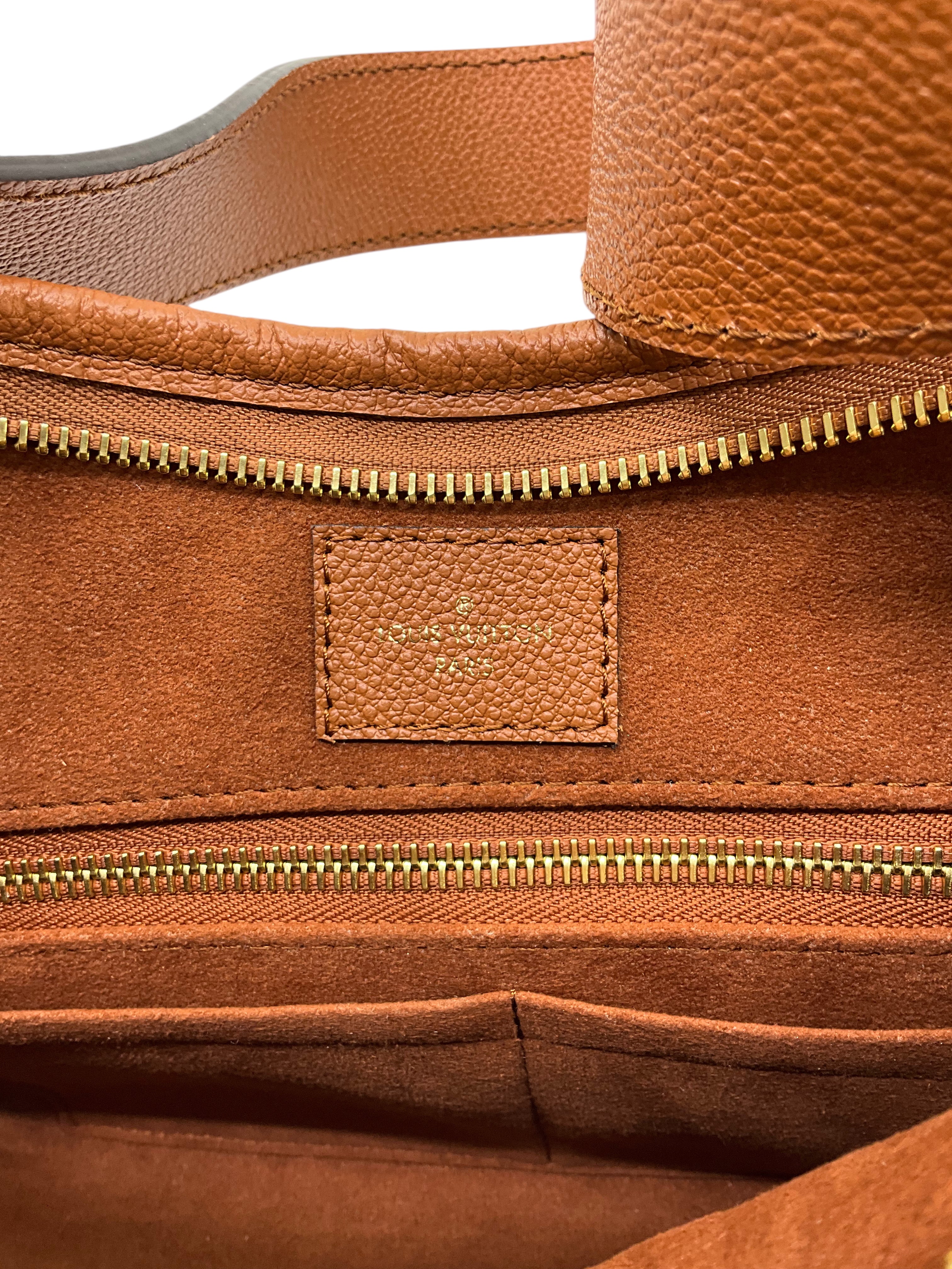Louis Vuitton Giant Monogram Empreinte Leather Carryall PM Handbag - Luxury Tote for Women, Work, Travel & Everyday Use