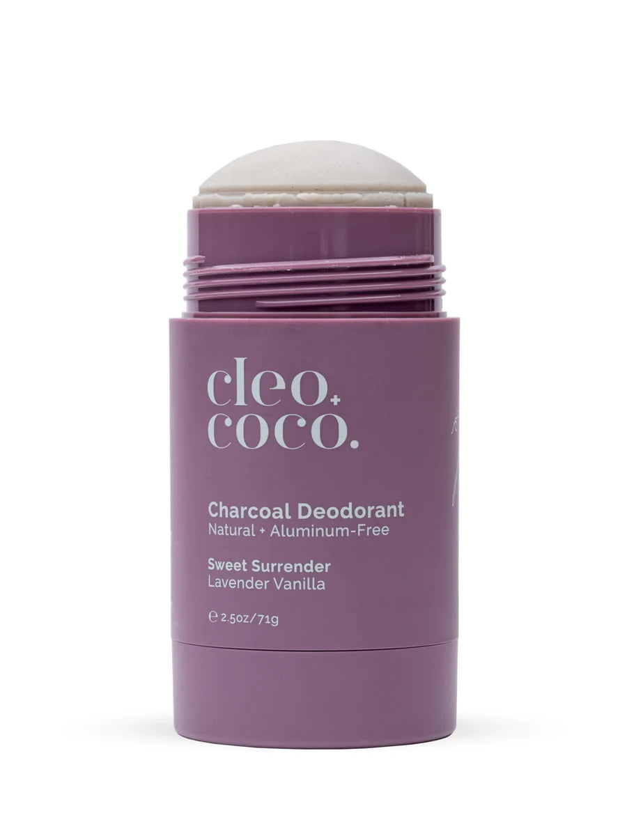 Natural Charcoal Deodorant for Women & Men - Sweet Surrender Lavender Vanilla Scent | Aluminum-Free, Long-Lasting Odor Protection | Perfect for Gym, Work & Daily Freshness