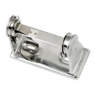 Winco Single Roll Toilet Tissue Holder - Chrome Plated Bathroom Accessory for Modern Homes | Durable & Stylish Toilet Paper Dispenser for Bath, Powder Room & Guest Restroom