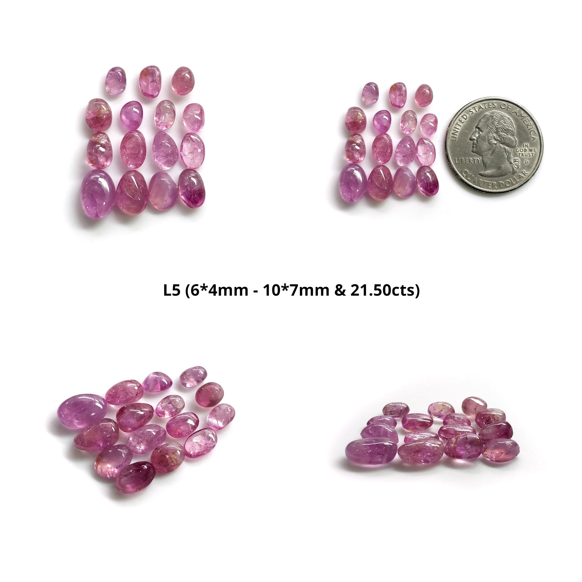 Natural Untreated Burmese Ruby Gemstone Cabochon - Unheated Uneven Shape Tumbled Stones for Jewelry Making, Healing Crystals & Spiritual Gifts