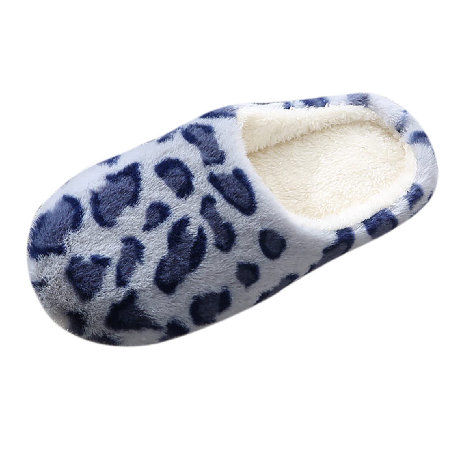 **Arch Support Slippers for Women - Comfortable House Shoes with Round Toe, Flat Sole - Plus Size 10 - Perfect for Relaxing at Home, Lounging & Indoor Comfort**