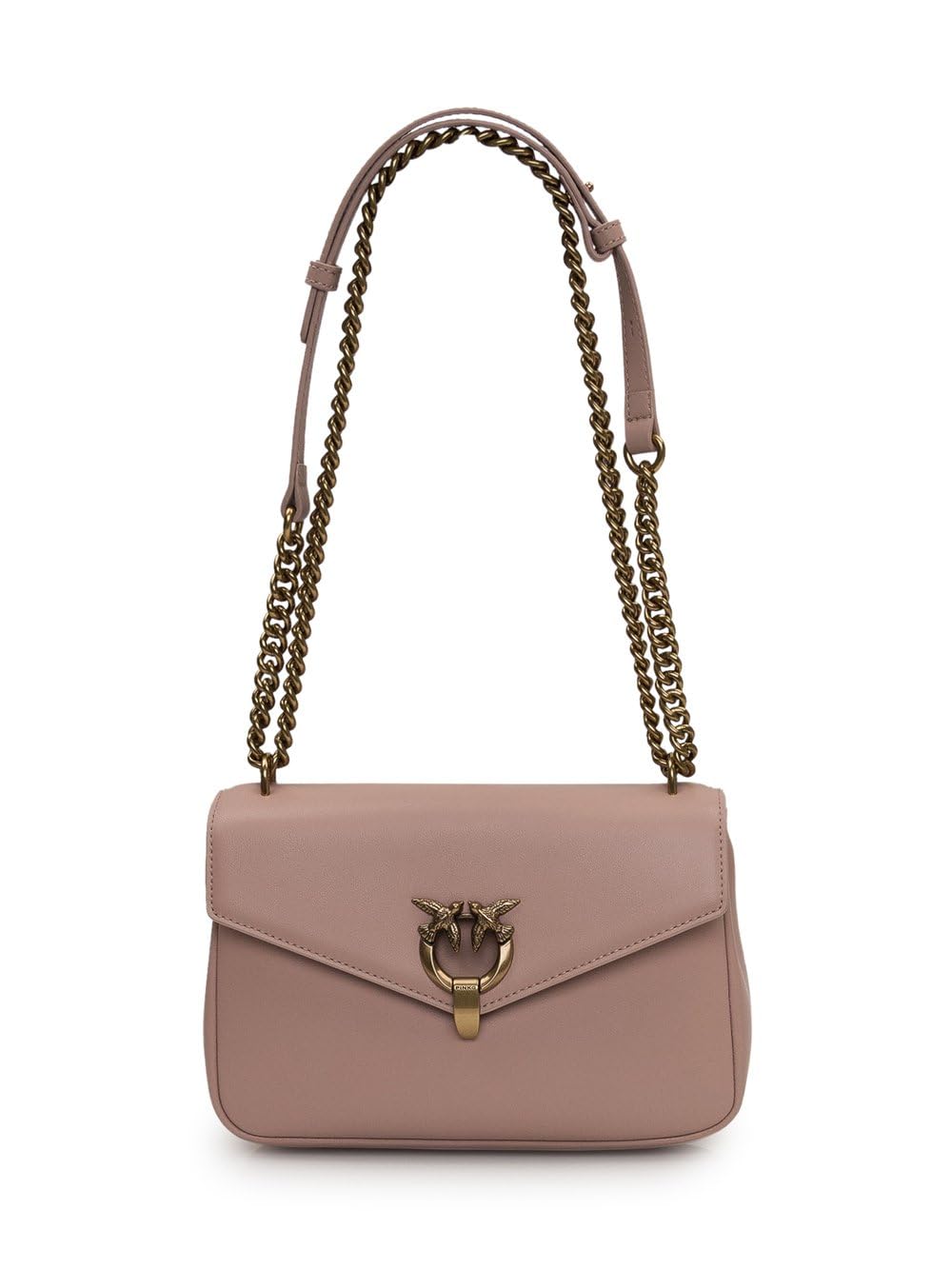 Pinko Women's Cupido Messenger Classic VITEL Crossbody Bag - Fashionable Pink Leather Purse for Everyday Use, Work & Travel Accessories