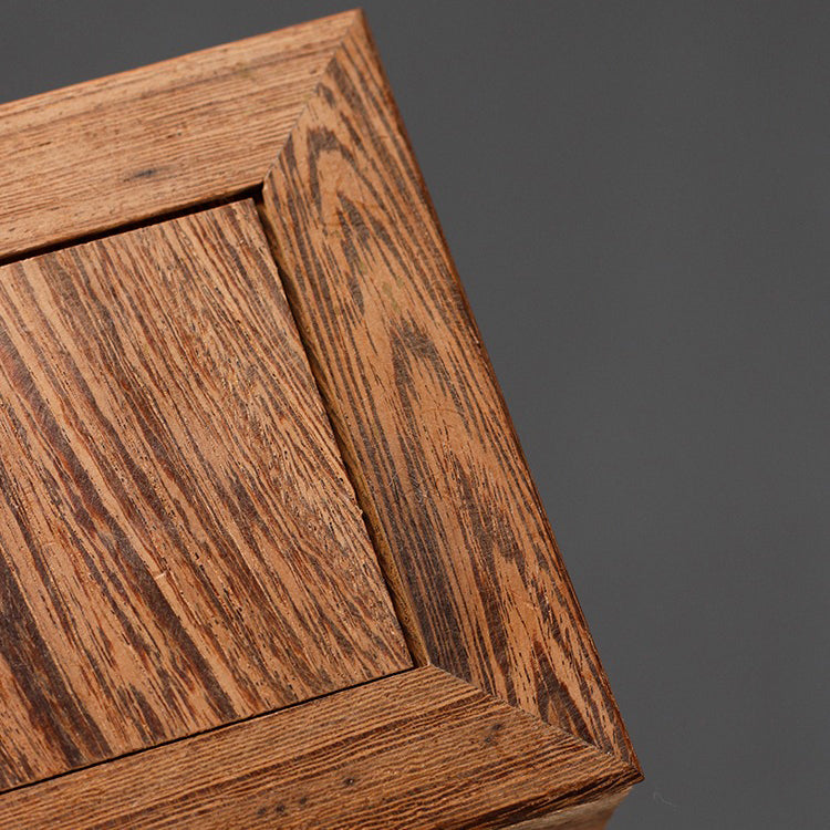 Handcrafted Wenge Wood Teapot Stand - Natural Wood Tea Tray for Chinese Gongfu Tea Ceremony, Home Decor & Tea Party Serving Tray
