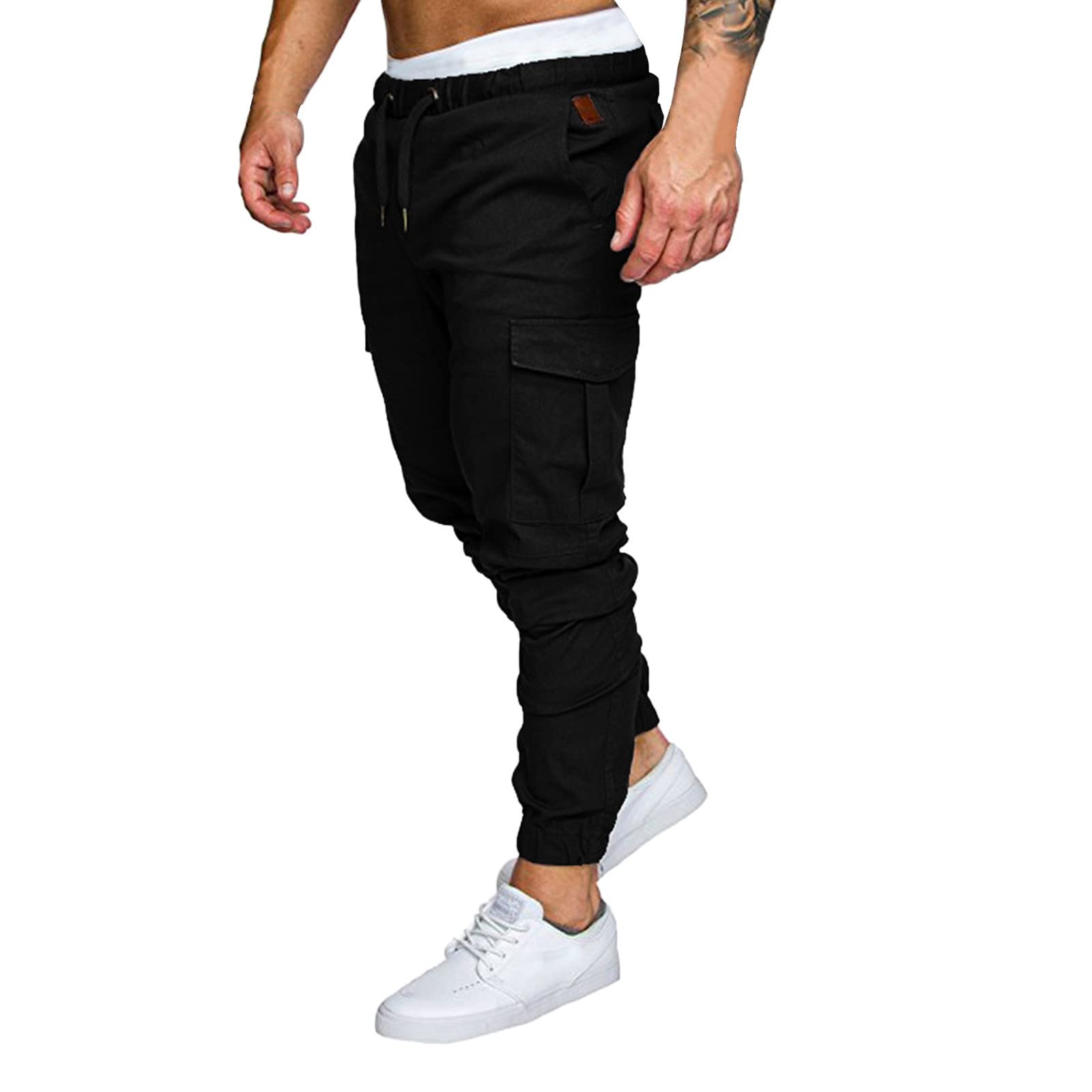 **Men's Lightweight Stretch Cargo Pants - Relaxed Fit Outdoor Work Pants for Hiking, Travel & Casual Wear | Nh1**