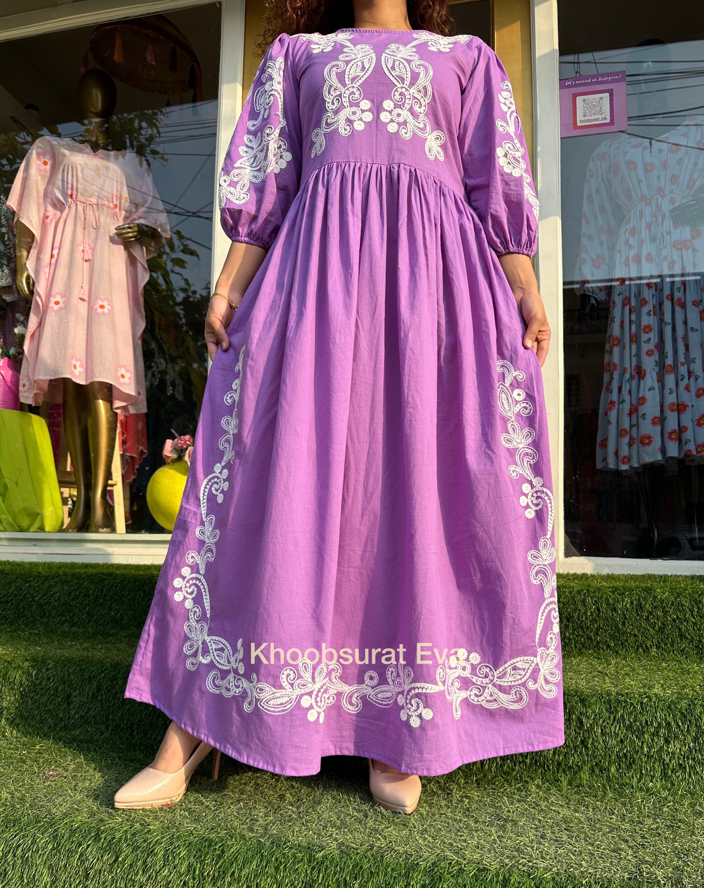 Elegant Purple Summer Dress for Women - Perfect for Beach Parties, Weddings & Evening Events