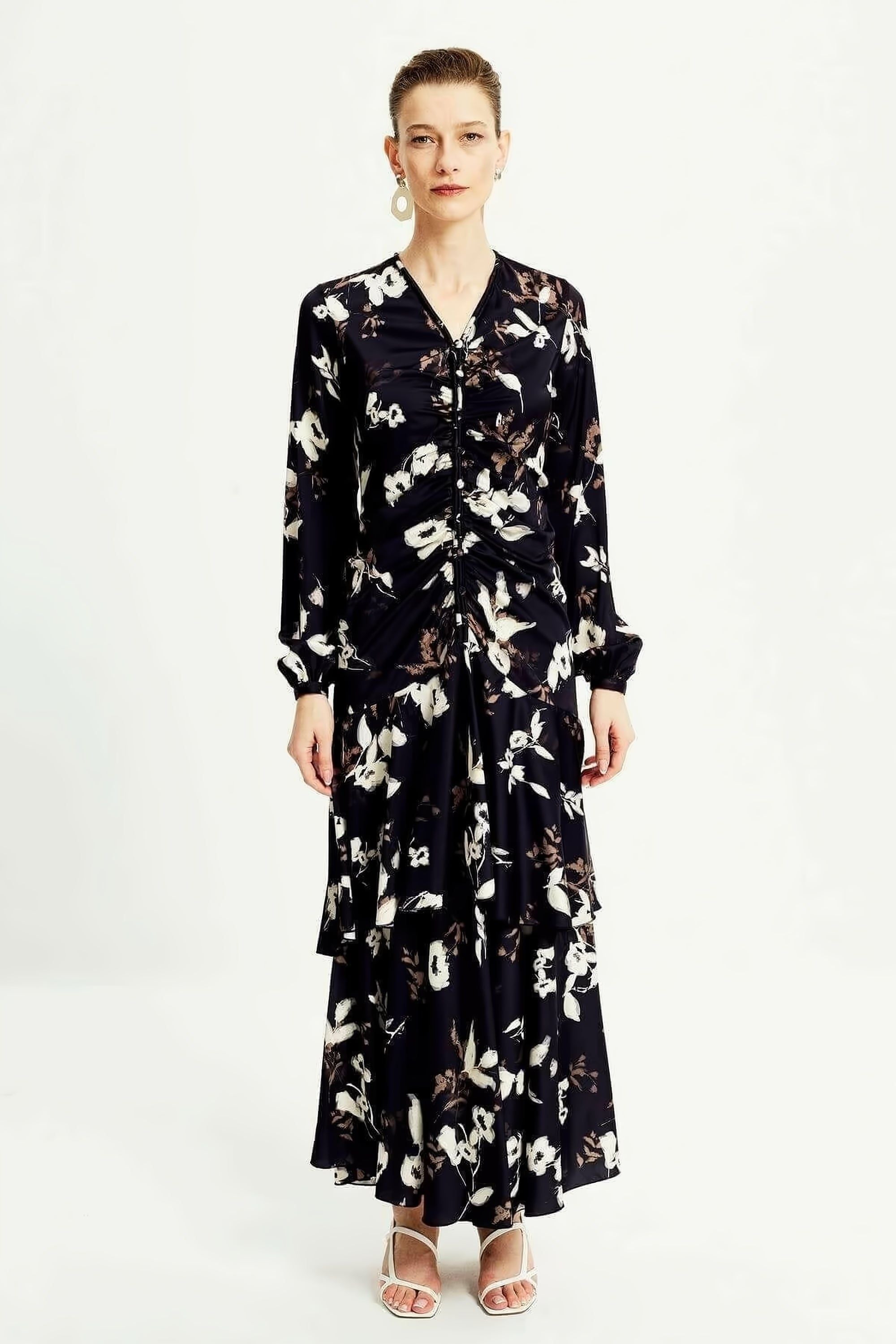 Amelia Polly Midi Dress - Flowy Summer Dress for Women | Perfect for Beach Vacations, Date Nights & Outdoor Parties