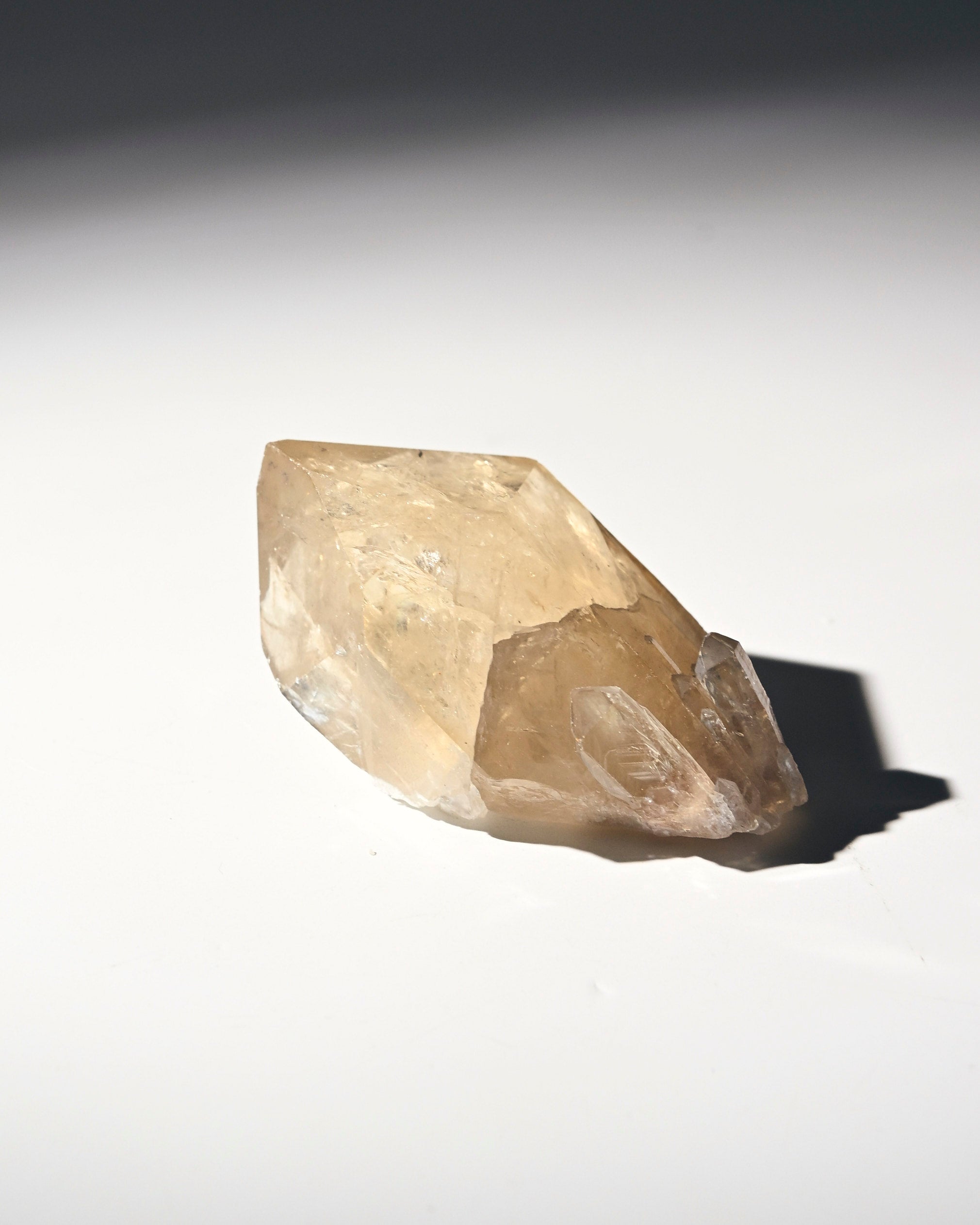 Natural Elestial Citrine Crystal Point - Healing Stone for Meditation, Energy Work & Spiritual Growth - Perfect for Home Decor, Yoga Spaces & Reiki Practice