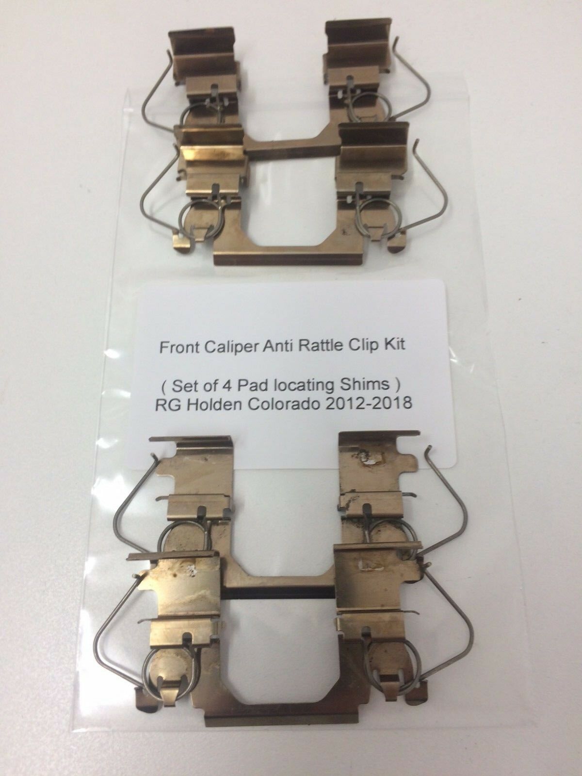 Genuine Holden RG Colorado Front Caliper Brake Pad Locating Shim Kit 2012-2020 | Replacement Brake Parts for Smooth Stopping | Perfect for Off-Roading & Daily Commuting