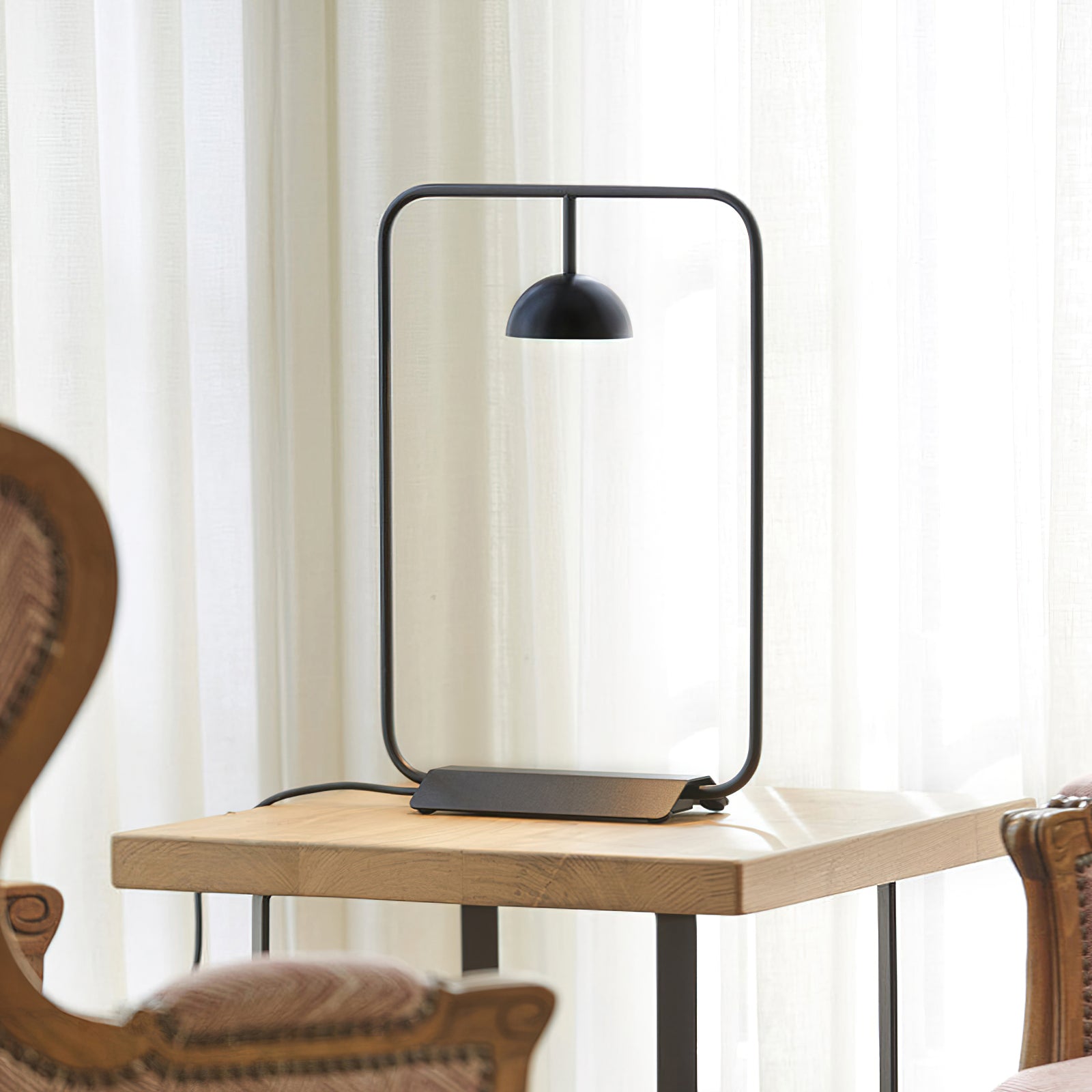 Cupolina Table Lamp - Modern LED Bedside Lamp for Bedroom, Living Room & Office - Adjustable Brightness & Warm White Light