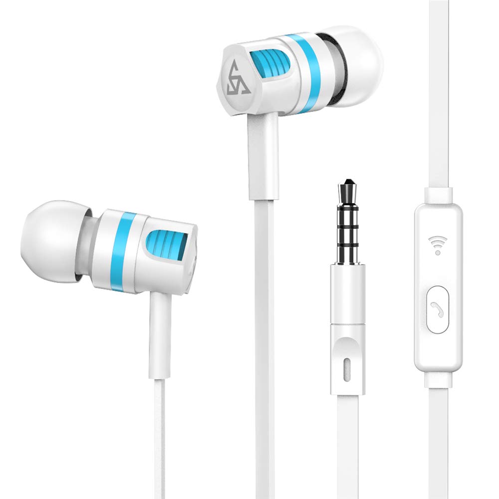 Docooler 3.5mm Wired Gaming Earphones with Mic for Smartphones & Laptops - Perfect for Gaming & Calls