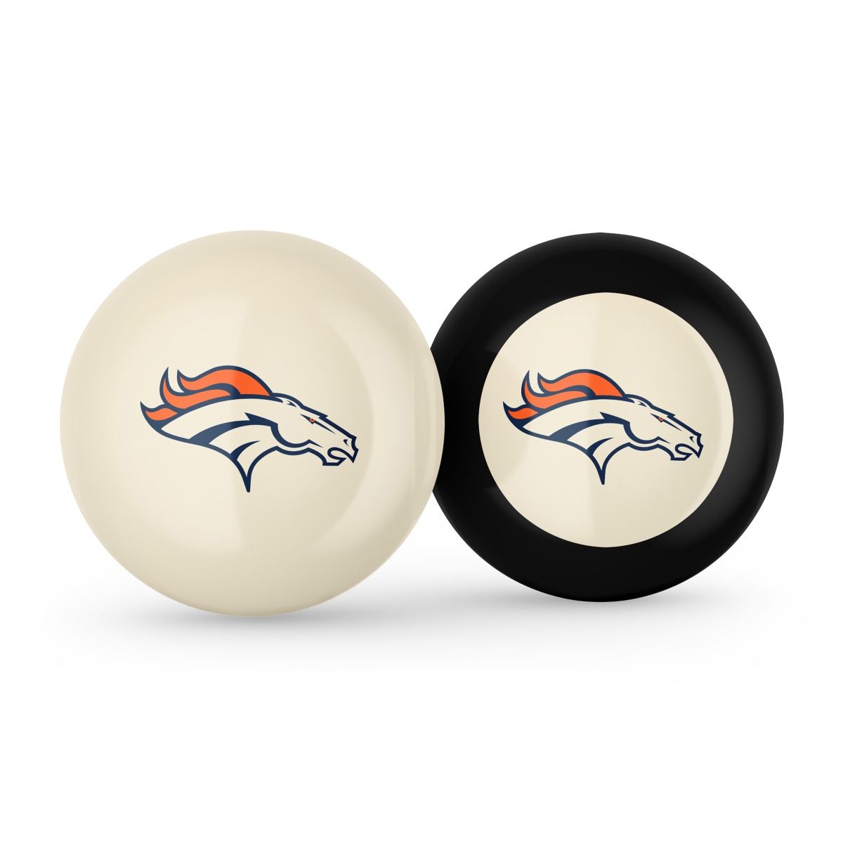 Official Imperial USA NFL Logo Cue Ball & 8 Ball Set - Premium Billiard Balls for Pool Games, Sports Bars, and Game Room Decor