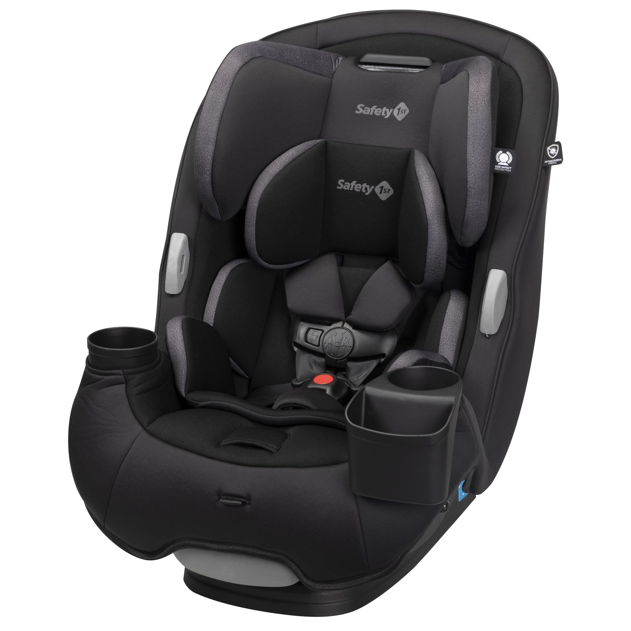 Safety 1st Crosstown DLX All-in-One Convertible Car Seat for Infants to Toddlers - Black | Rear-Facing & Forward-Facing | Safe & Comfortable for Travel & Daily Commute