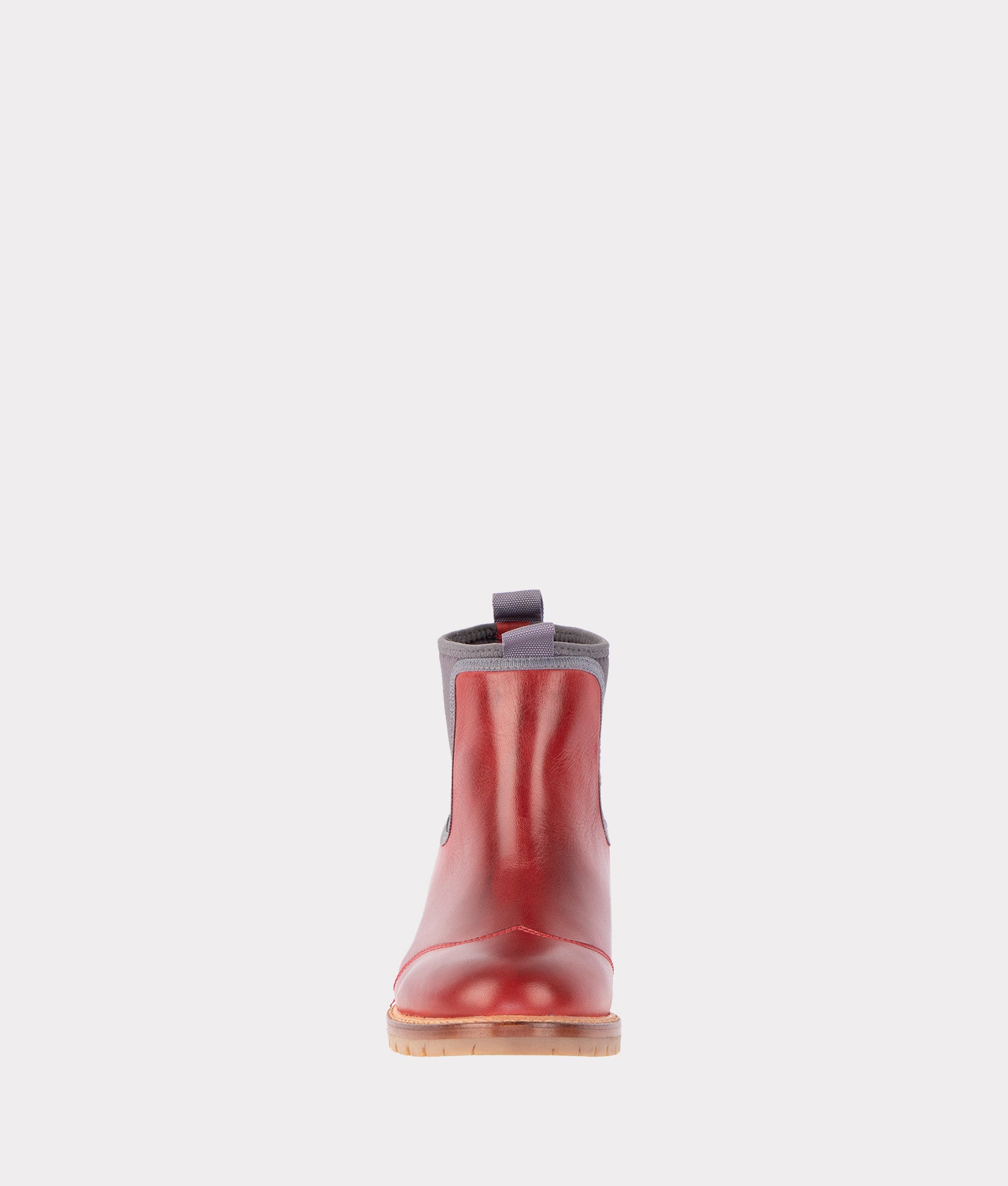All-Weather Chelsea Boots for Men & Women - Waterproof & Durable Leather Ankle Boots - Crimson Red - Perfect for Rain, Snow & Outdoor Adventures