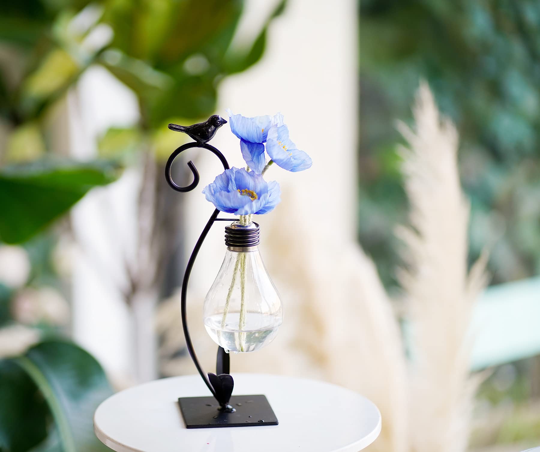 Modern Plant Terrarium & Hydroponic Vase - Desktop Planter Propagation Station for Home & Office Decor | Creative Bird-Shaped Plant Holder Stand | Perfect Gardening Gift for Plant Lovers (Ideal for Indoor Plants, Succulents, Air Plants & Home Decor)